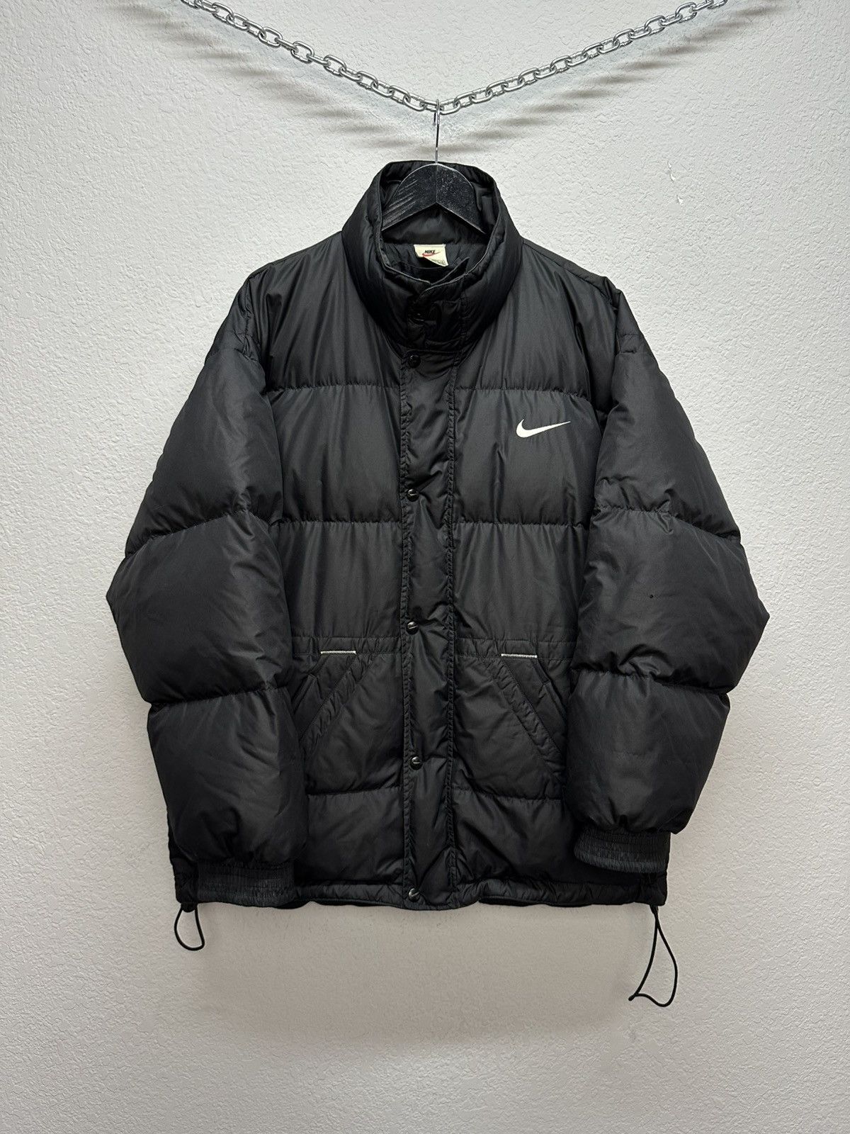 Nike Rare 90’s Vintage Nike Down Puffer Jacket Big Swoosh Logo Size US M / EU 48-50 / 2 - 2 Thumbnail