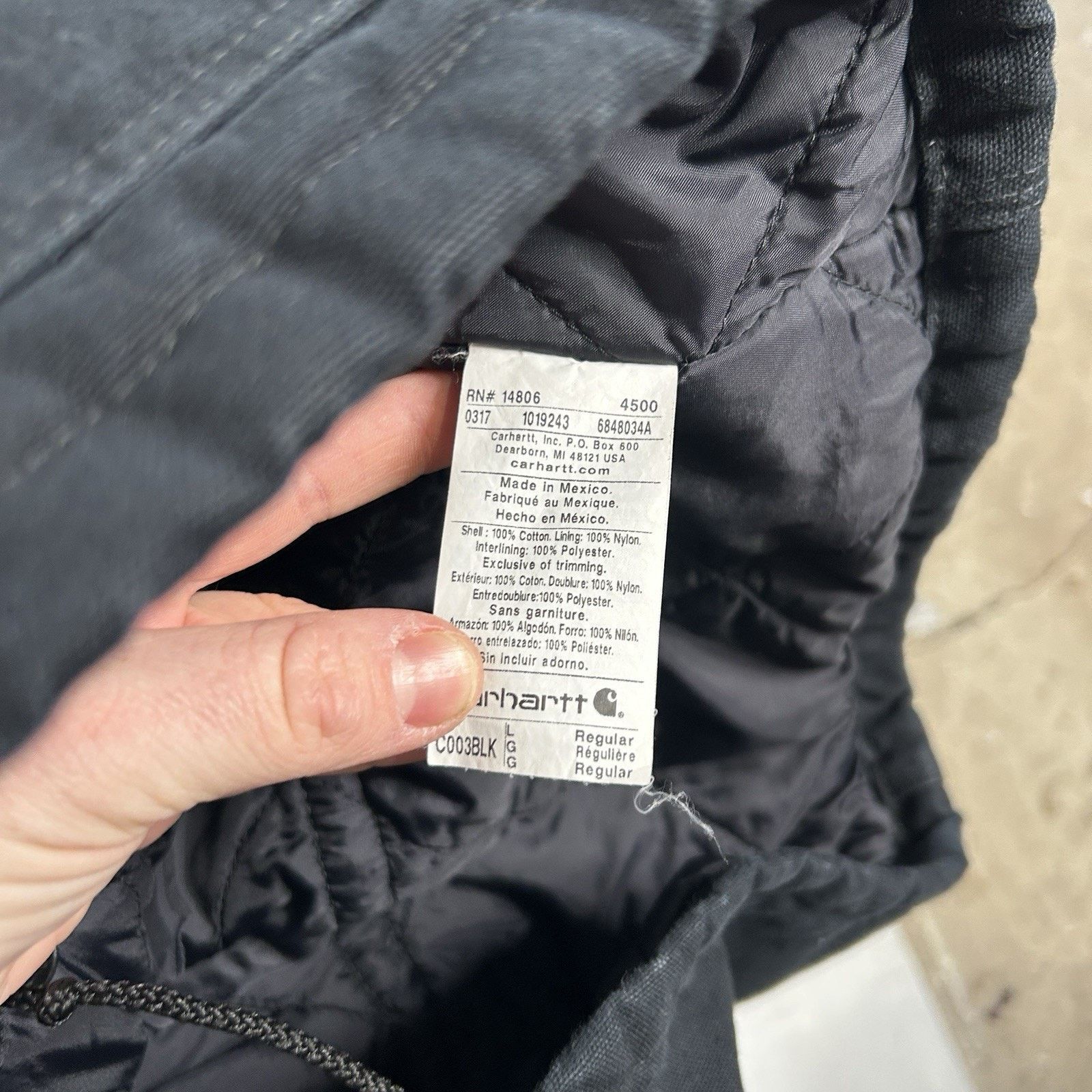Carhartt Carhartt Quilt-Lined Artic Traditional Jacket “Black” C003 Size US L / EU 52-54 / 3 - 12 Thumbnail