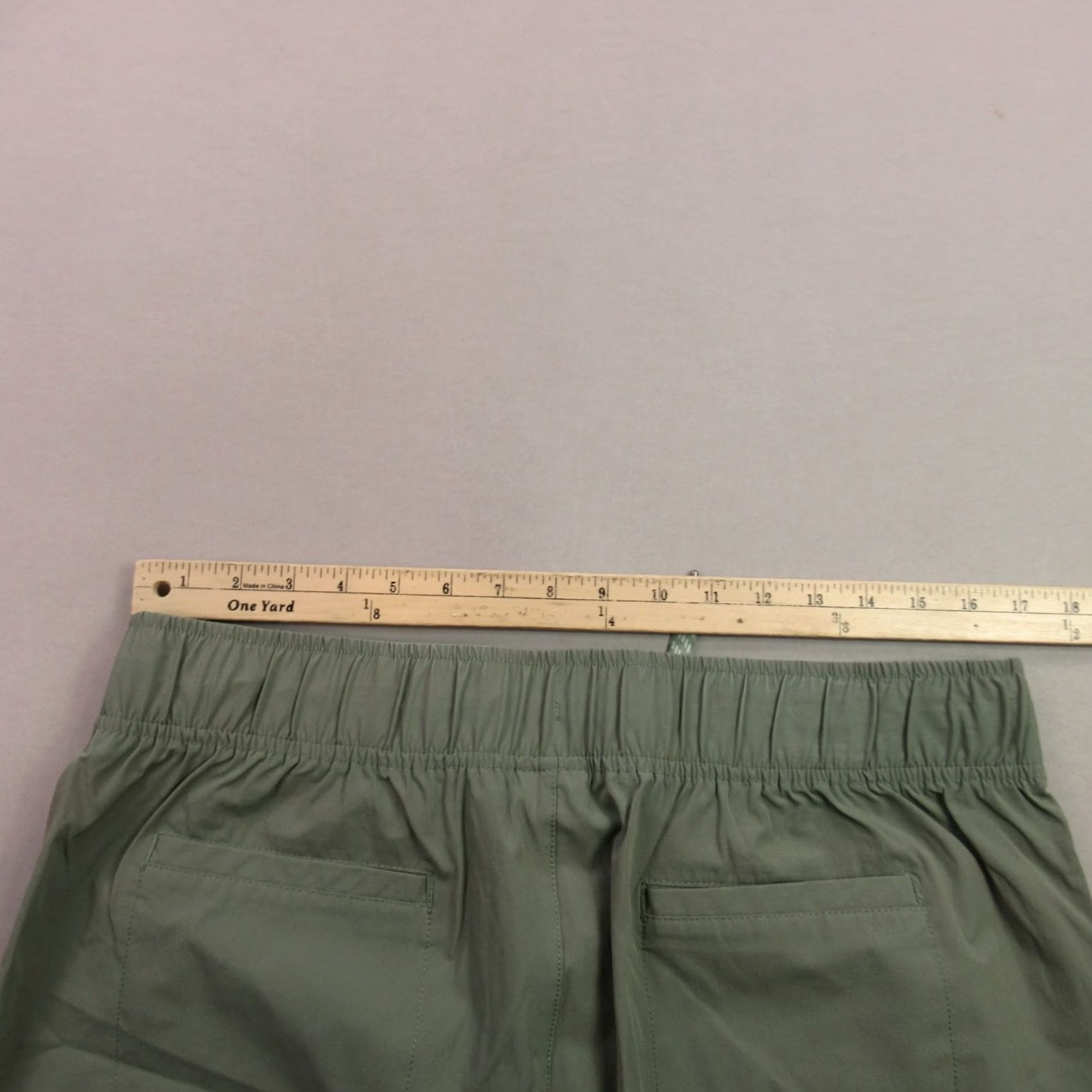 Avalanche Avalanche Pants Womens Large Chino Green Drawstring Pockets Lightweight Casual Regular Fit Size 36" / US 14 / IT 50 - 6 Thumbnail