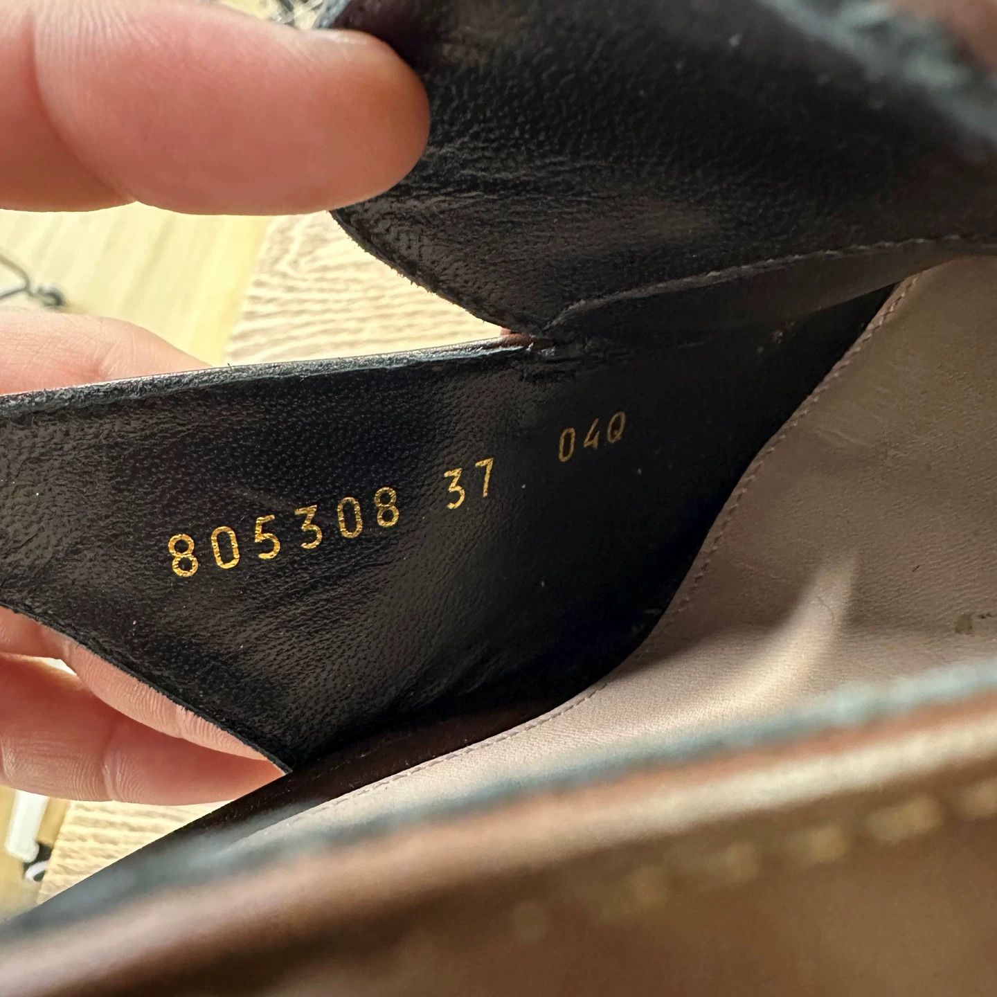 Gucci Gucci mar667 Horsebit Block Heel Pump 37 Size US 6.5 / IT 36.5 - 5 Thumbnail