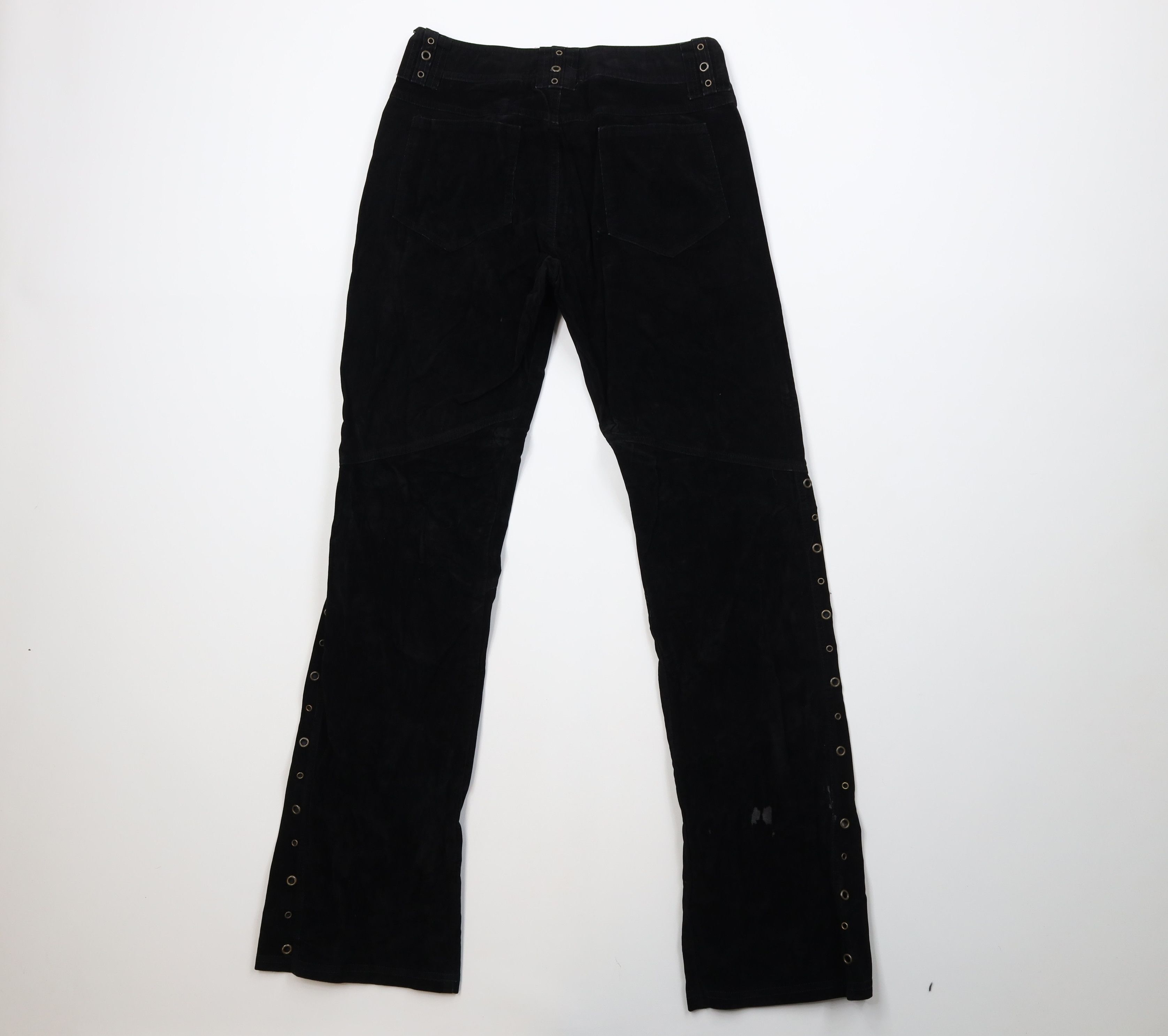Lip Service Vintage 90s Lip Service Velvet Velour Wide Leg Pants USA Size 32" / US 10 / IT 46 - 12 Thumbnail
