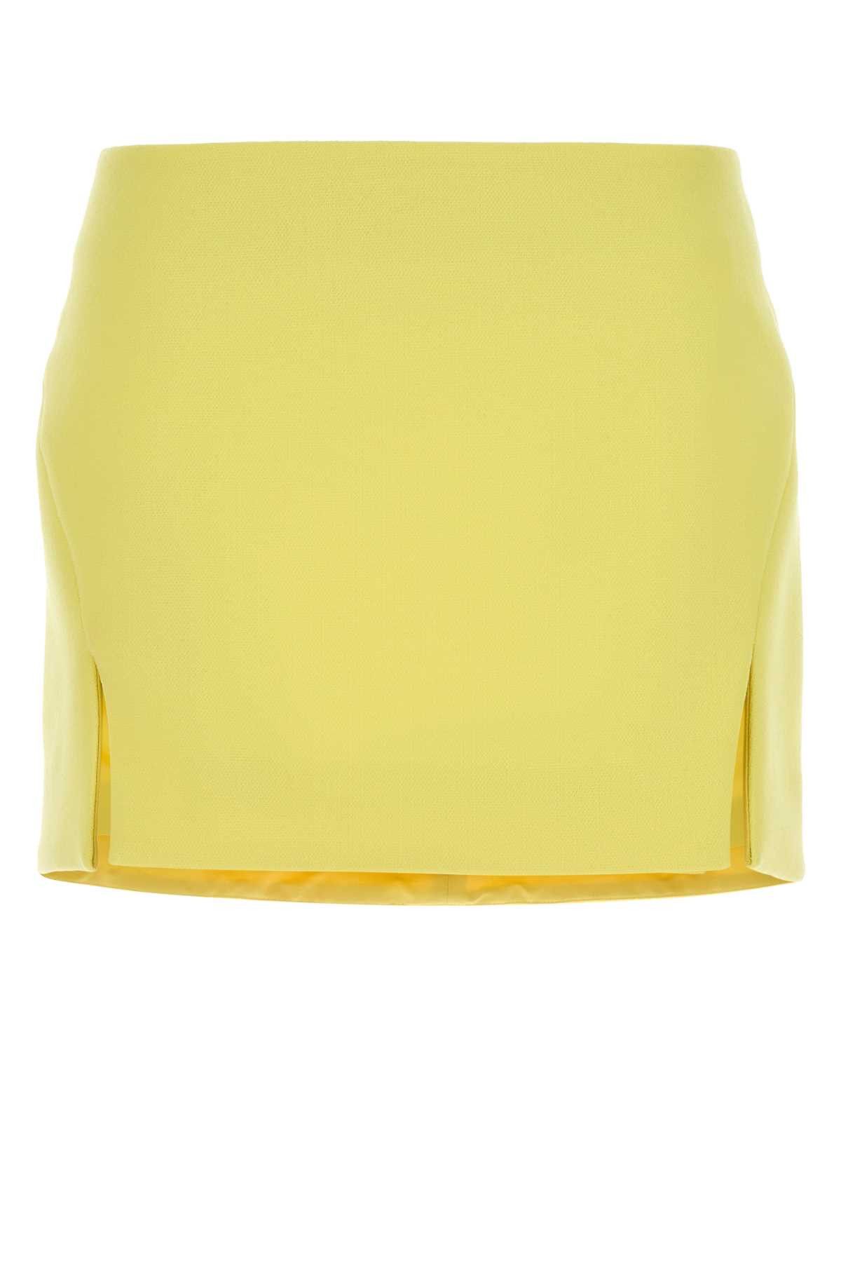 Givenchy Yellow Stretch Crepe Mini Skirt Size 27" / US 4 / IT 40 - 1 Thumbnail