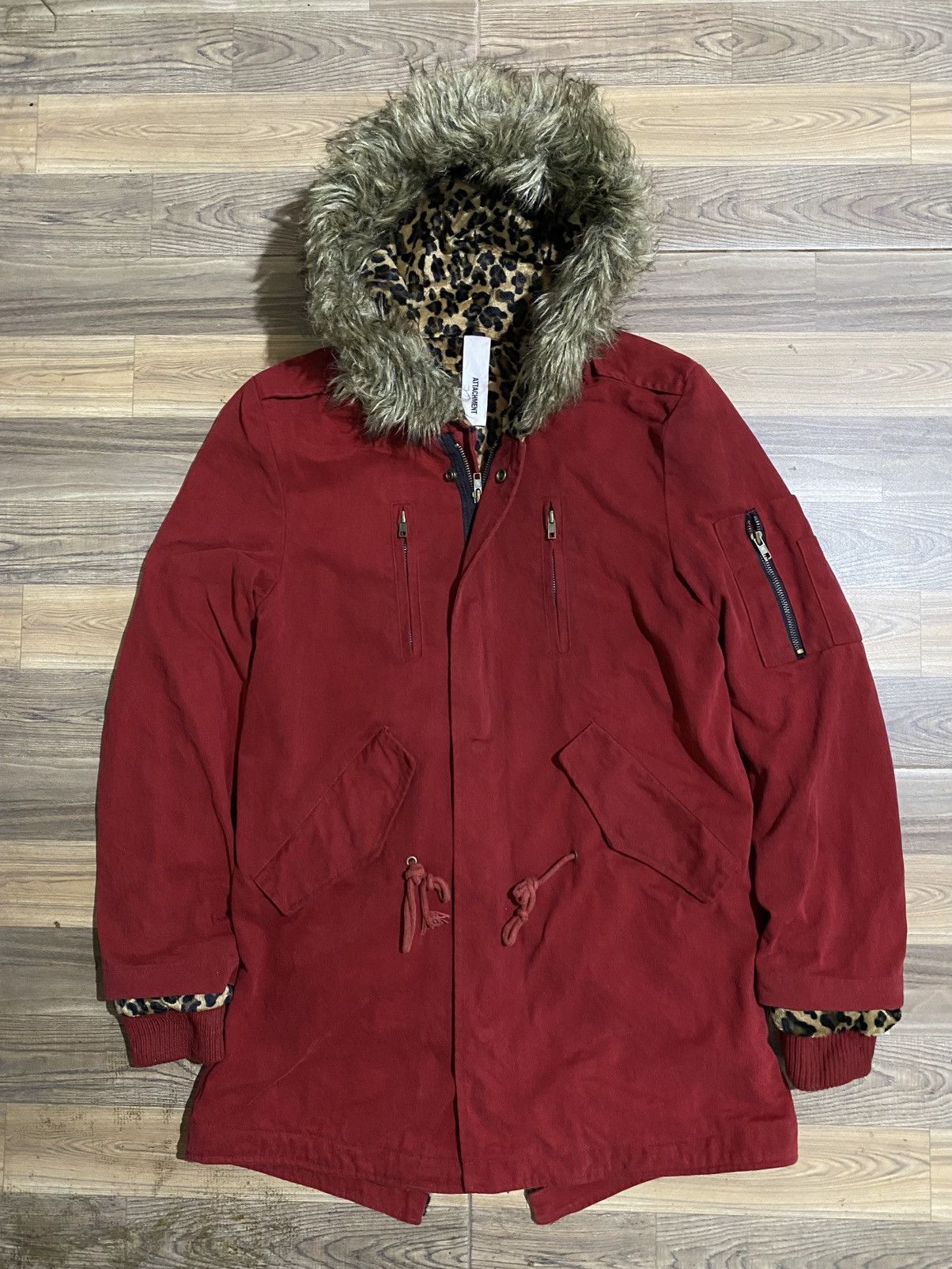 If Six Was Nine × Japanese Brand × Le Grande Bleu (L.G.B.) 💥NEED GONE💥 ATTACHMENT LEOPARD PUNK GOTHIC FUR HOODIES Size US M / EU 48-50 / 2 - 1 Thumbnail