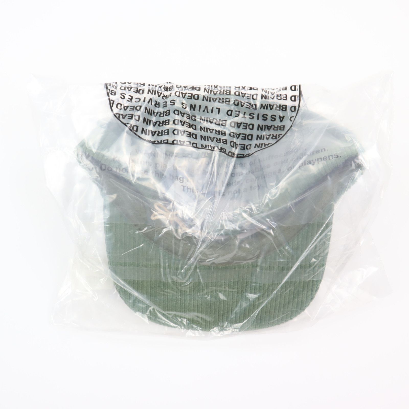 Brain Dead Brain Dead Sludge Twill 6 Panel Hat Cap Corduroy Green NEW Size ONE SIZE - 7 Thumbnail