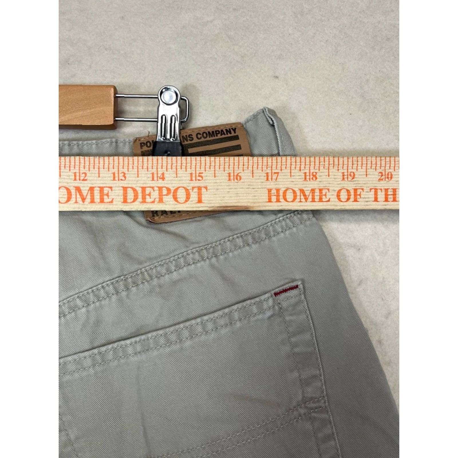 Polo Ralph Lauren Polo Ralph Lauren Shorts Men 34 100% Cotton Banner Twill Casual Khaki Green Flat Front Regular Mens Size US S / EU 44-46 / 1 - 3 Thumbnail