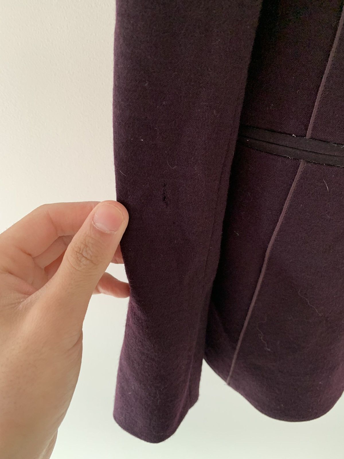 Vintage Vintage Georges Rech Burgundy Structured Blazer Size S / US 4 / IT 40 - 8 Thumbnail