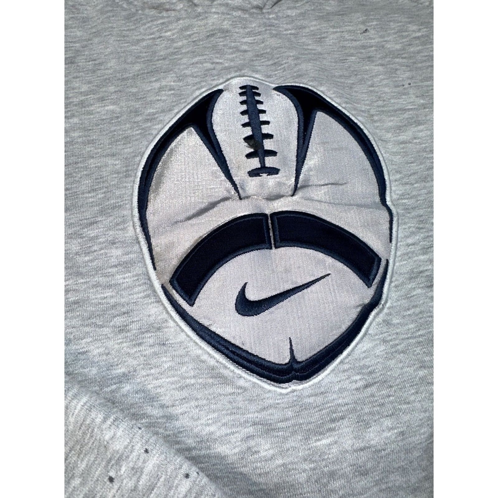 Nike VINTAGE Nike Center Swoosh Football Hoodie Mens M White Cotton Blend Fleece Logo Pullover Sports Winter Size US M / EU 48-50 / 2 - 5 Thumbnail