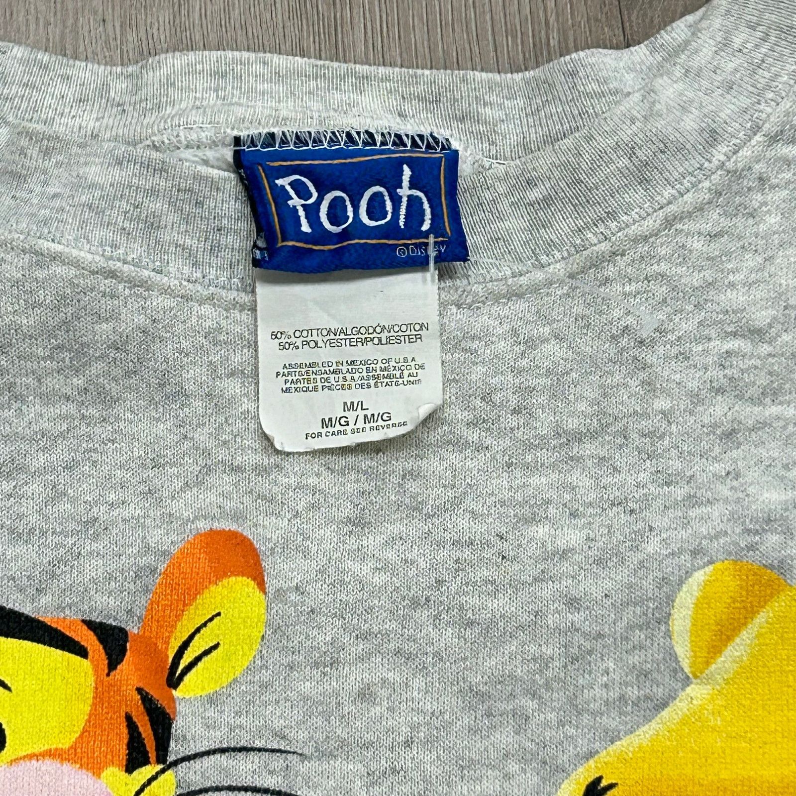 Disney Vintage 90s Winnie The Pooh Disney Sweater Crewneck Size M/L Size M / US 6-8 / IT 42-44 - 3 Thumbnail