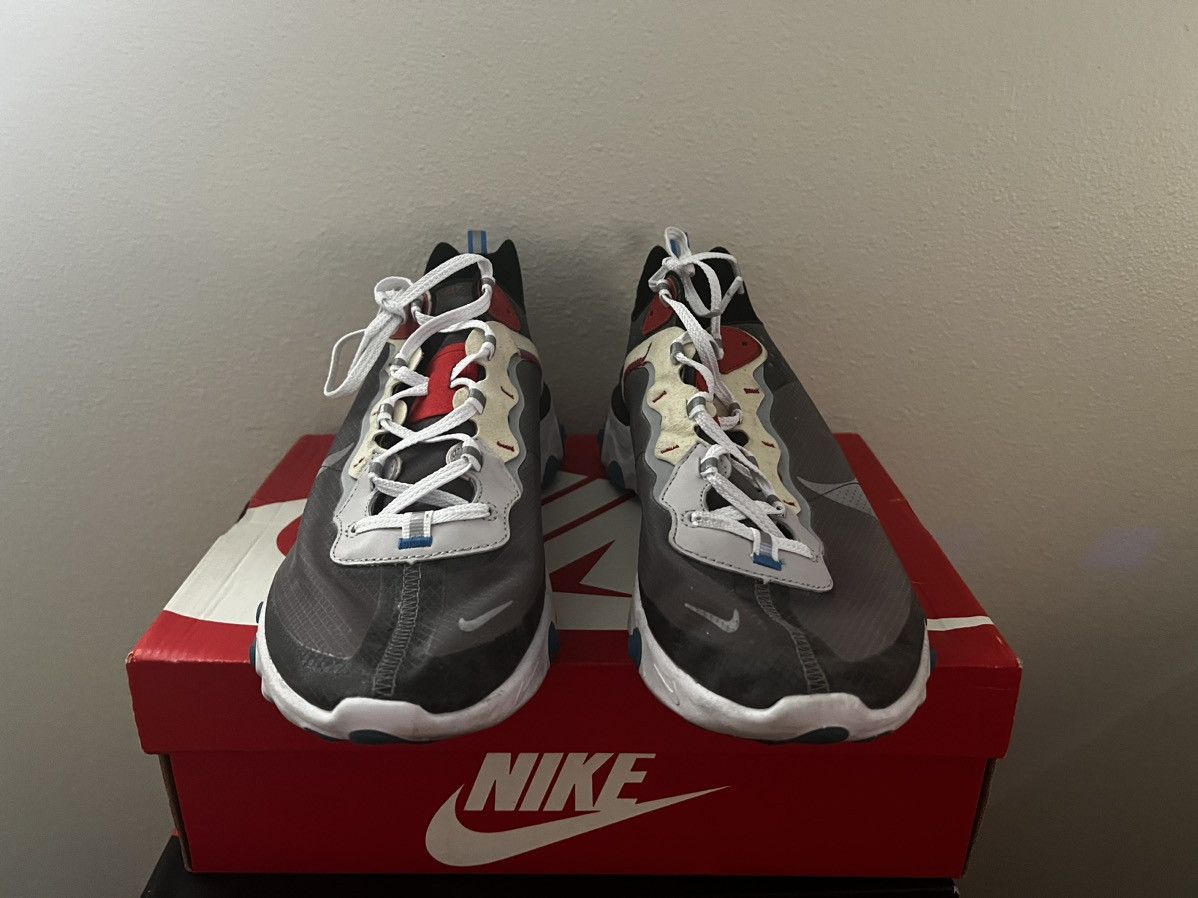 Nike React Element 87 Dark Grey Size US 12 / EU 45 - 4 Thumbnail