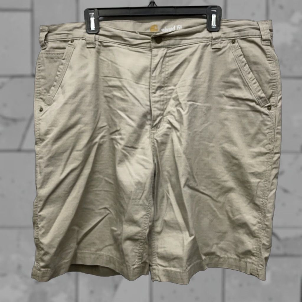 Carhartt Carhartt Relaxed Fit 100% Cotton Casual Shorts Mens Size 40 Beige Cargo Size US 40 / EU 56 - 1 Thumbnail
