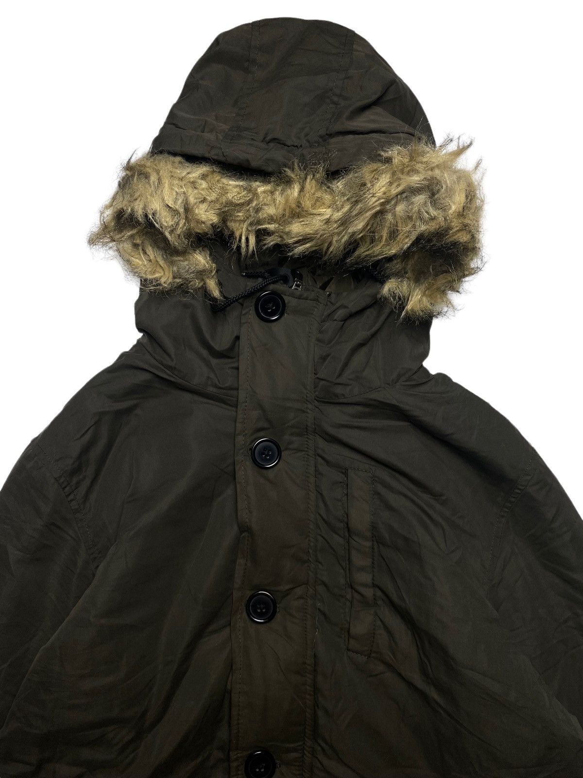 If Six Was Nine 2000s Back Number - Fur Hoodie Jacket Size US L / EU 52-54 / 3 - 4 Thumbnail