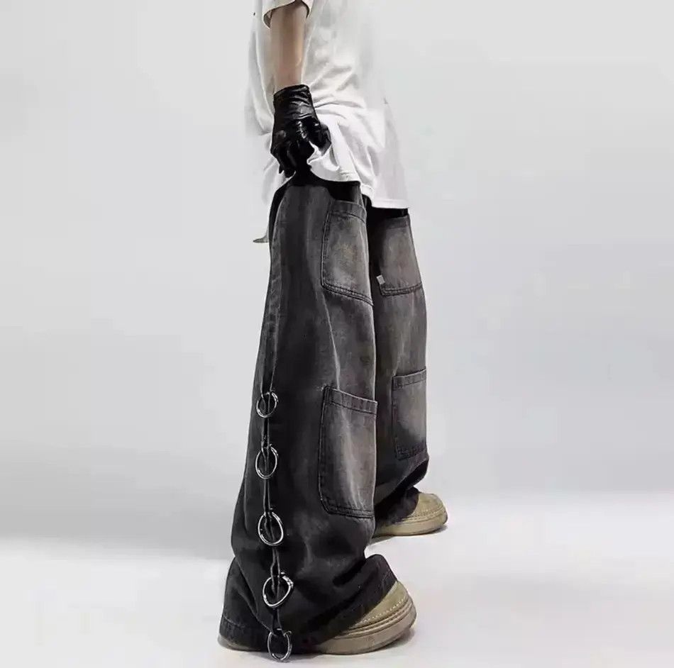 Japanese Brand American Style Oversized Pocket Retro Baggy Jeans Size US 32 / EU 48 - 6 Thumbnail