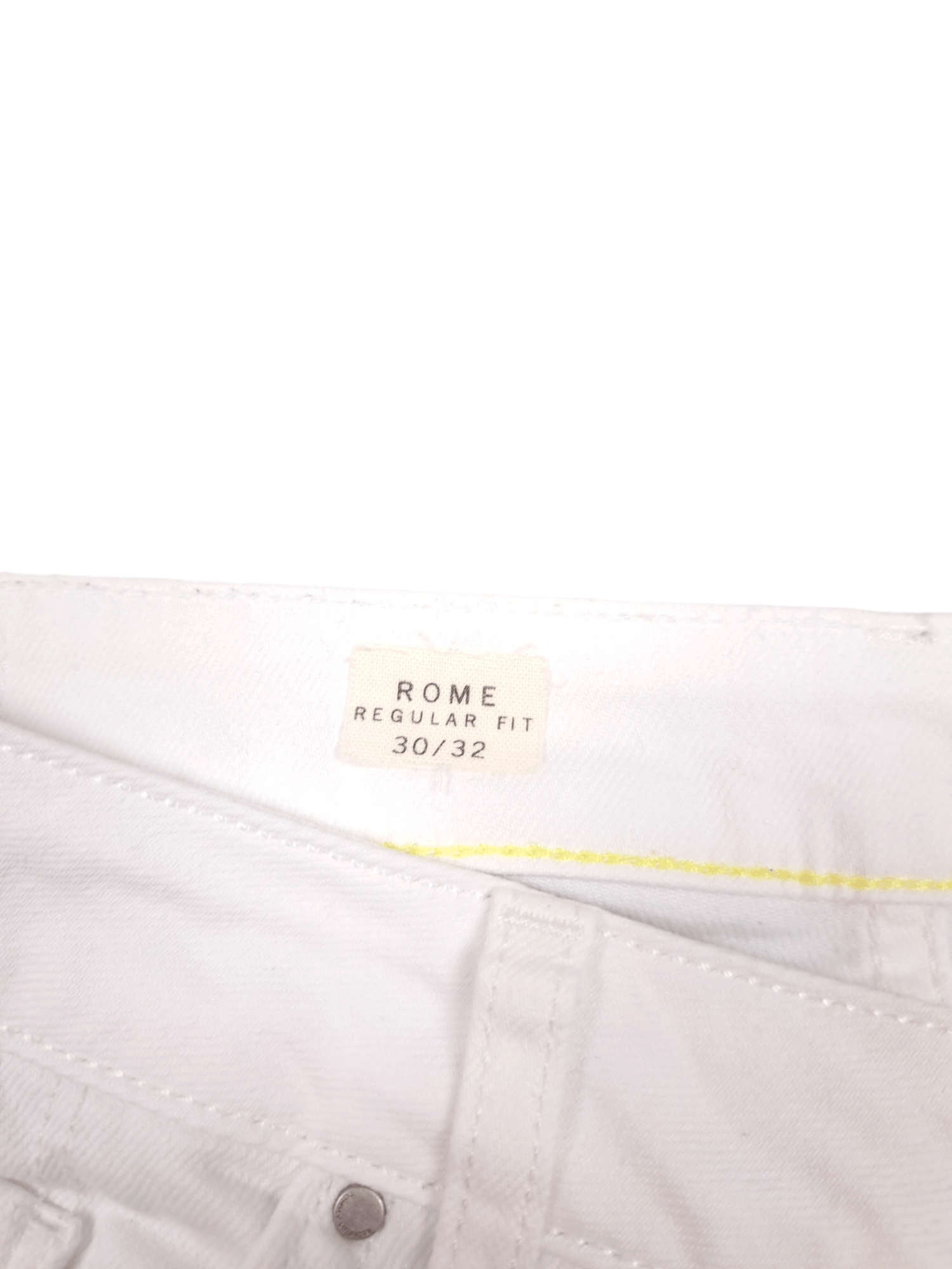 Tommy Hilfiger × Vintage 💎 Vintage Tommy Hilfiger White 30/32 Regular Fit Pants Size US 30 / EU 46 - 6 Thumbnail