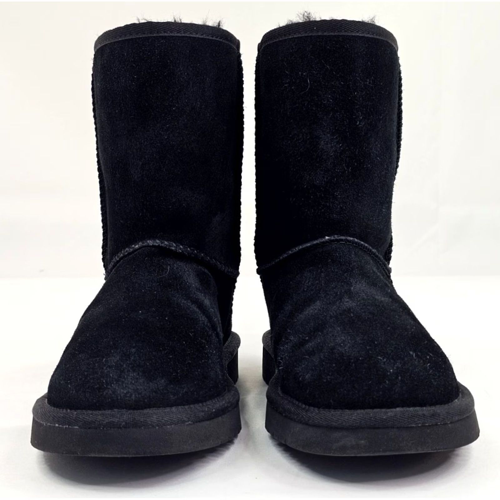Vintage Koolaburra By UGG Koola Classic Boots Women 7 Black Suede Sherpa Lined 1017090 Size US 7 / IT 37 - 3 Thumbnail