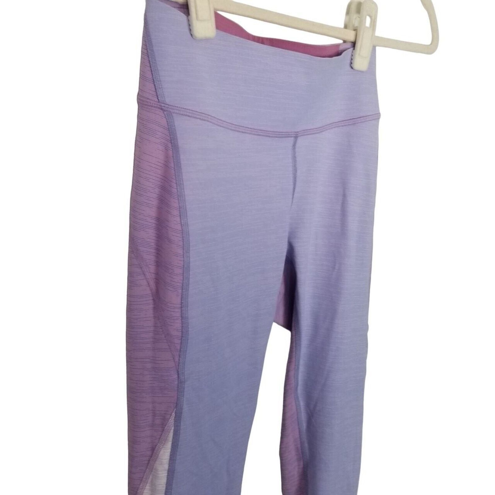 Outdoor Voices Outdoor Voices Womens Purple Zoom High Waist 7/8 Leggings S Size 23" - 6 Thumbnail