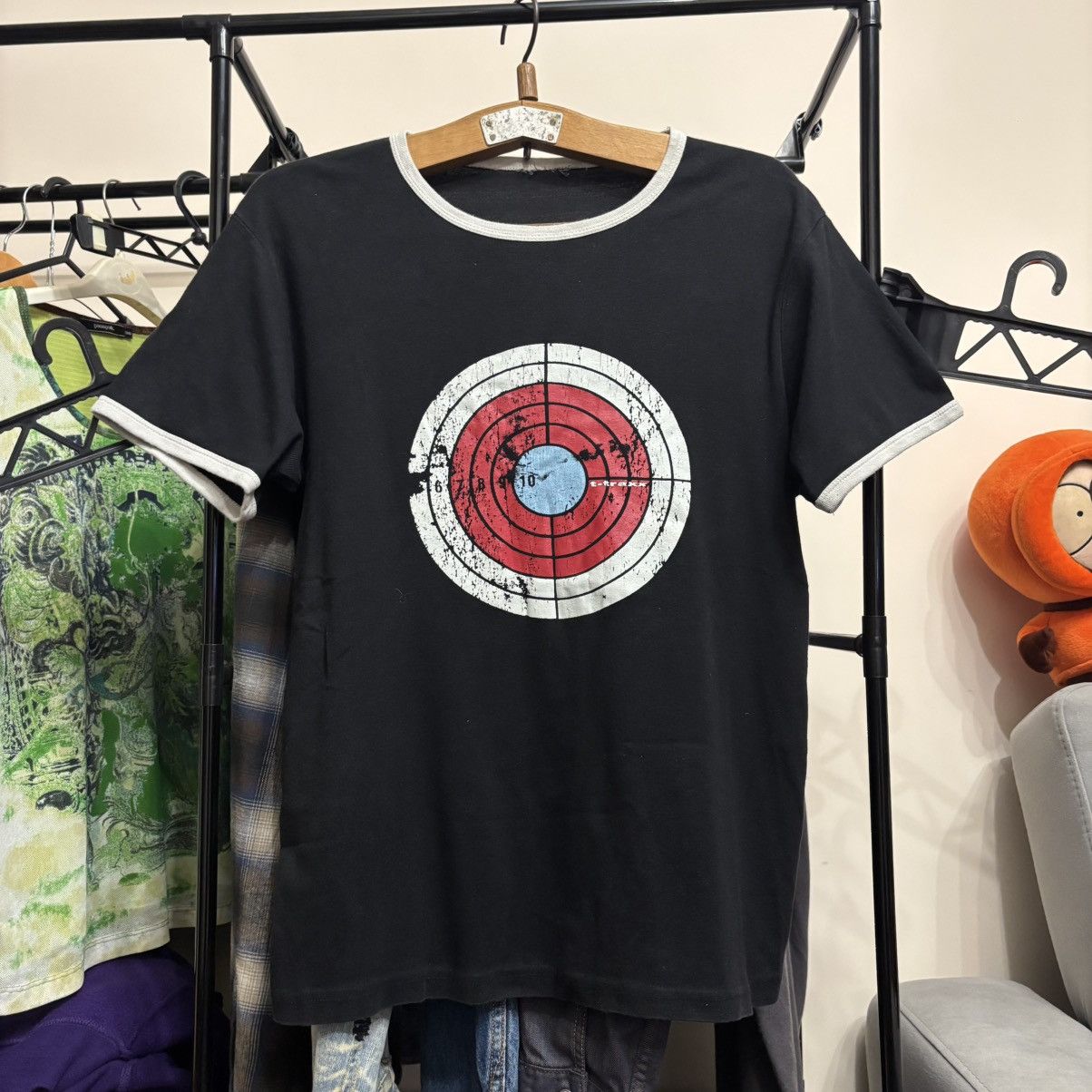 If Six Was Nine Vintage Target Graphic Ringer T-Shirt Grunge t-trax Punk Size US M / EU 48-50 / 2 - 1 Thumbnail