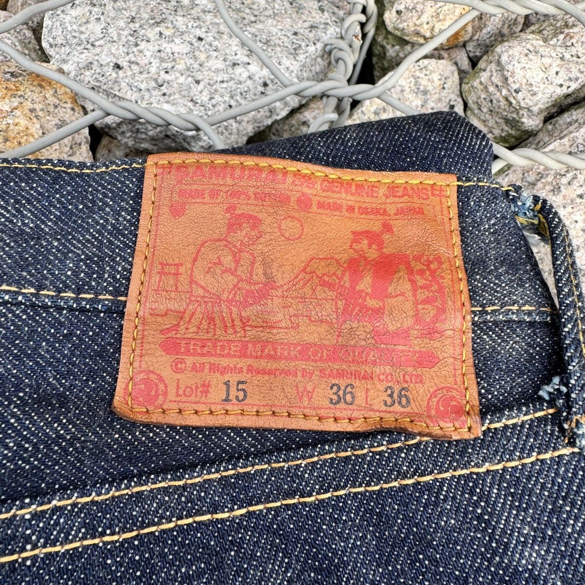 Other SAMURAI JEANS 'S5000VX' Regular Straight Selvedge 21oz Denim Size US 36 / EU 52 - 7 Thumbnail