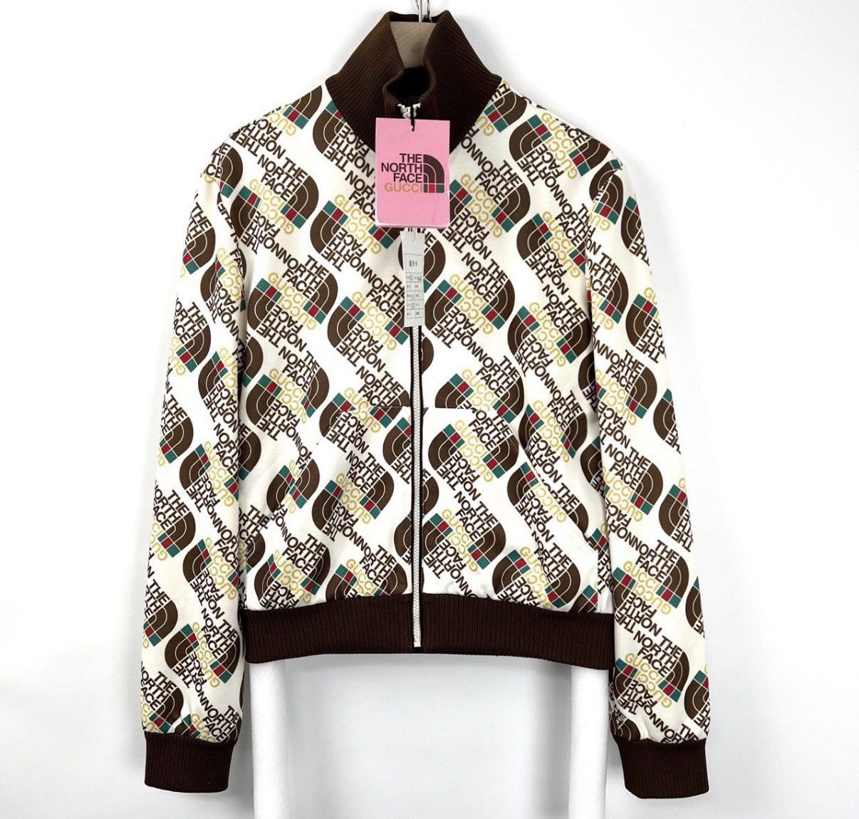 Gucci Gucci/x TNF Classic All-Over Print Logo Jacket K12 Size US XS / EU 42 / 0 - 1 Thumbnail