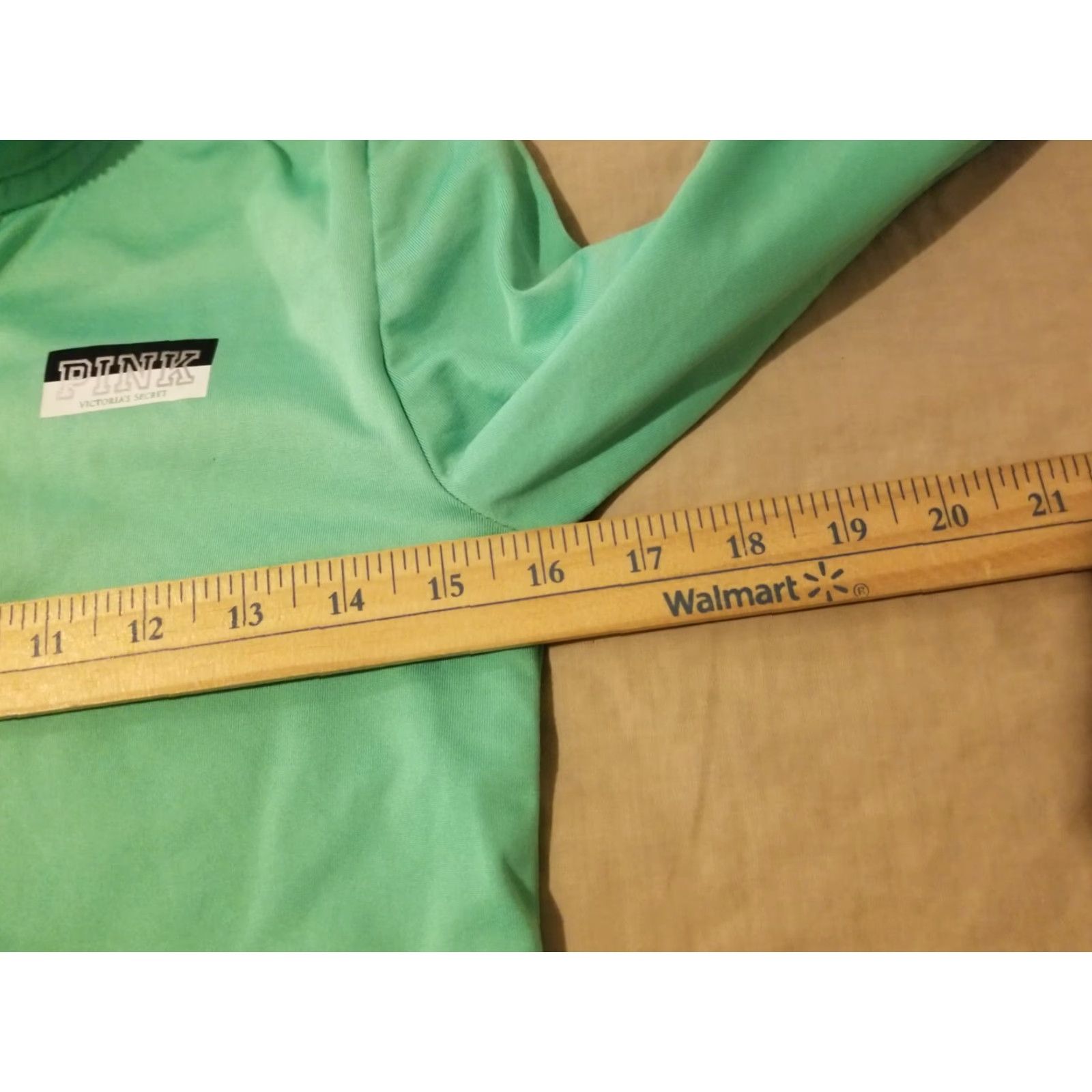 Victoria's Secret Womens Victoria's Secret Pink Half Zip Sweater S Small Green Athletic Sweatshirt Zip Pattern Victoria Size S / US 4 / IT 40 - 5 Thumbnail