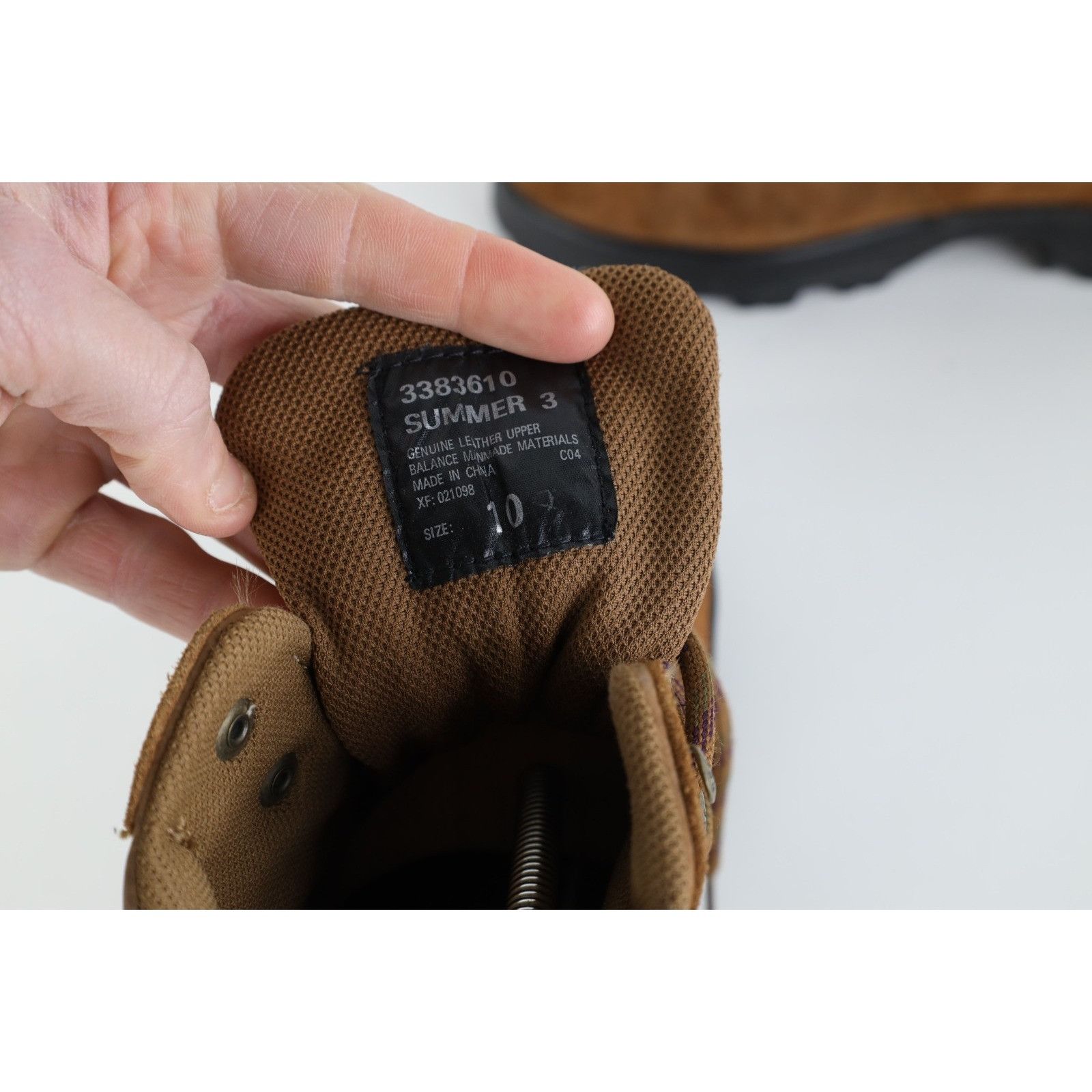 Vintage Vintage 90s Streetwear Suede Leather Hiking Ankle Boots Size US 10 / IT 40 - 9 Thumbnail