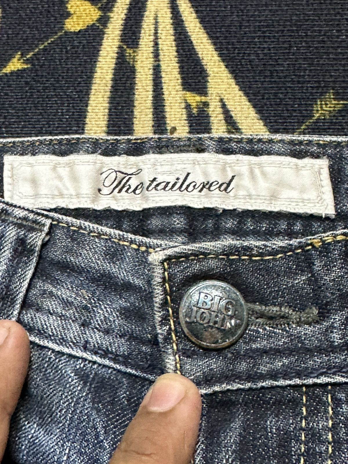 Big John Vintage Big John Tailored Flare Bootcut Honeycomb Denim Size US 30 / EU 46 - 8 Thumbnail