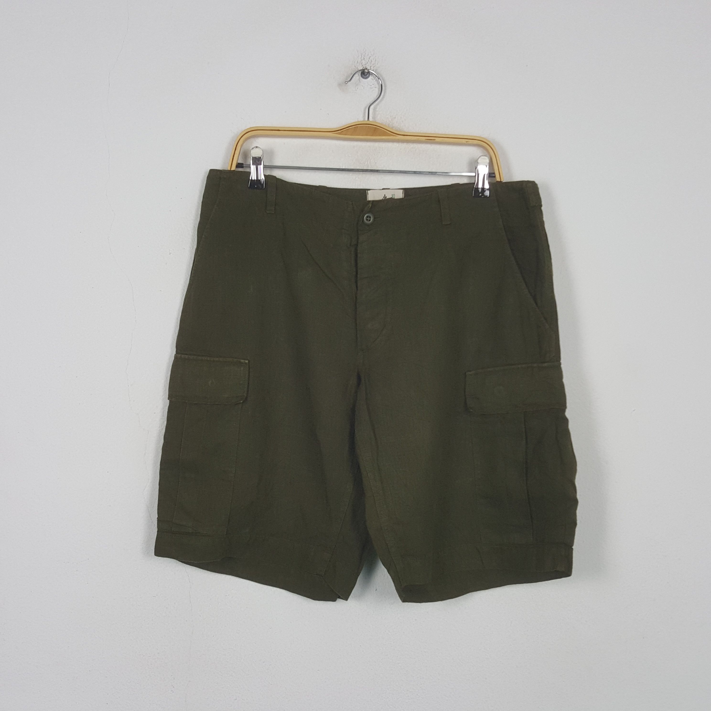 Vintage Vintage Vetenment de Travail Honnete Short Cargo Pants RR10 Size US 34 / EU 50 - 1 Thumbnail