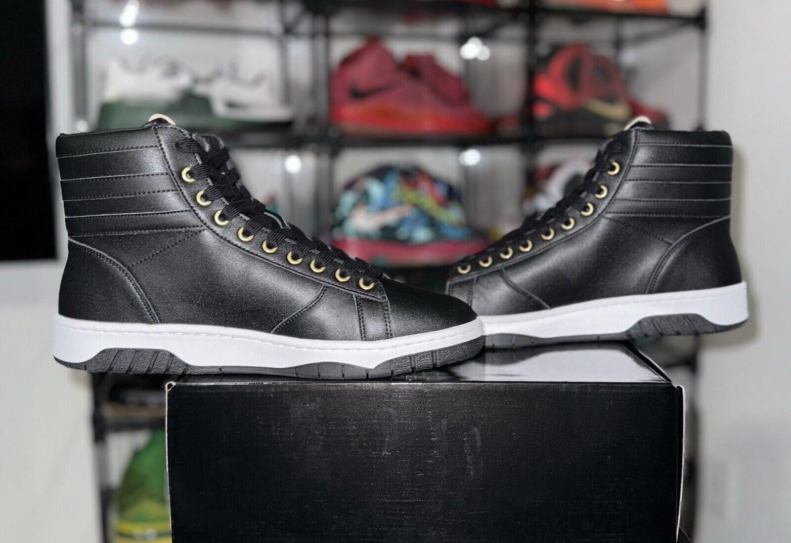 Designer TRUMP SNEAKERS Numbered 1014/4700 FIGHT Black Sneakers sz 11 Size US 11 / EU 44 - 4 Thumbnail