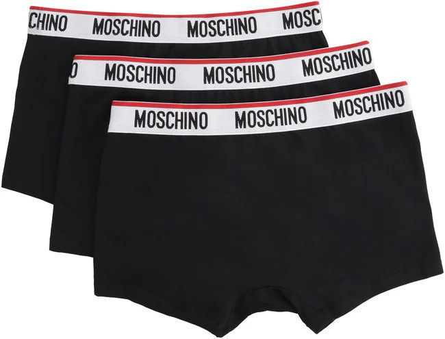 Moschino o1y0225 Size : XXS / Logo 3-Piece Set Boxer in Black Size ONE SIZE - 3 Thumbnail