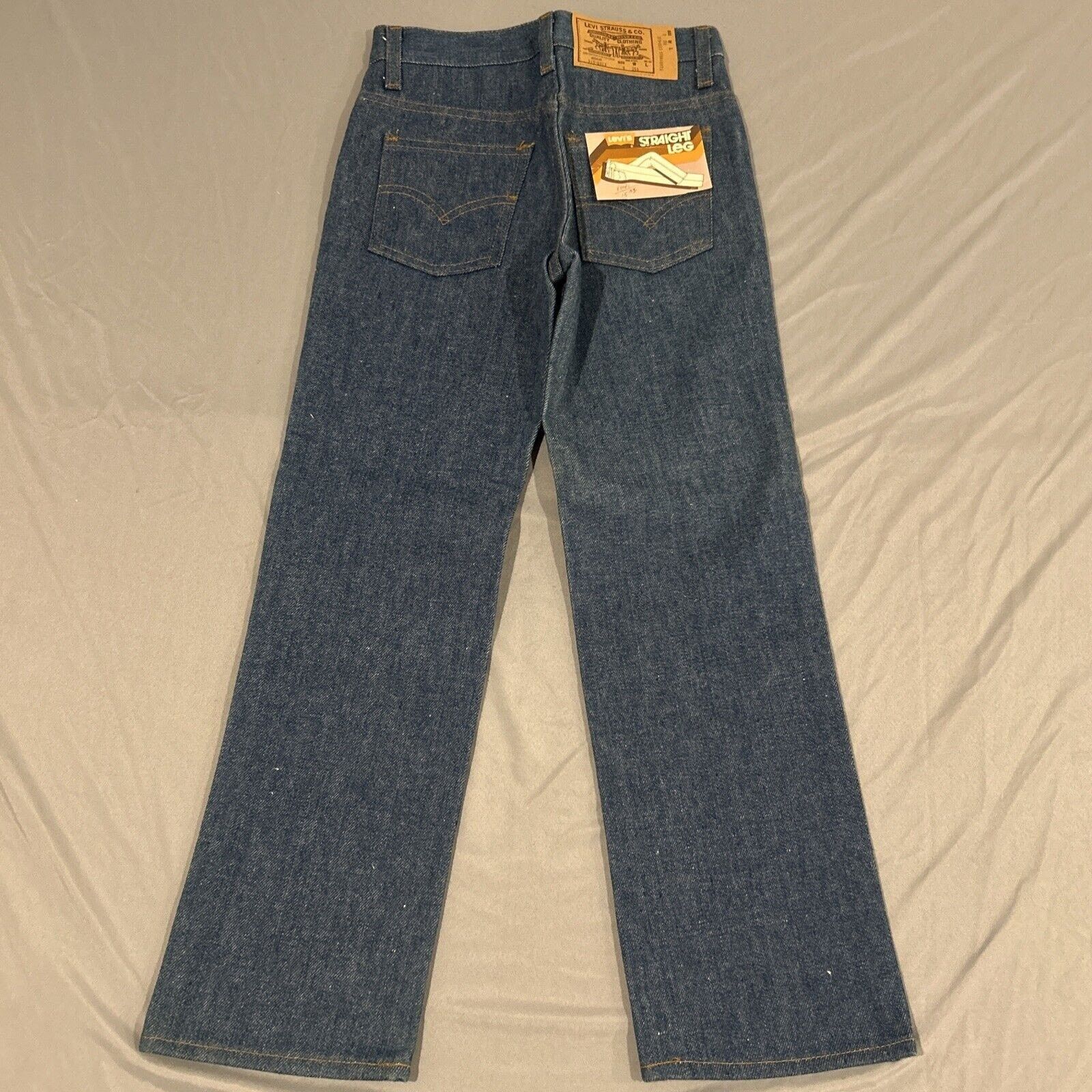 Levi's 70s Levis Orange Tab Straight Jeans Youth 9 24x24 Deadstock Size US 26 / EU 42 - 3 Thumbnail