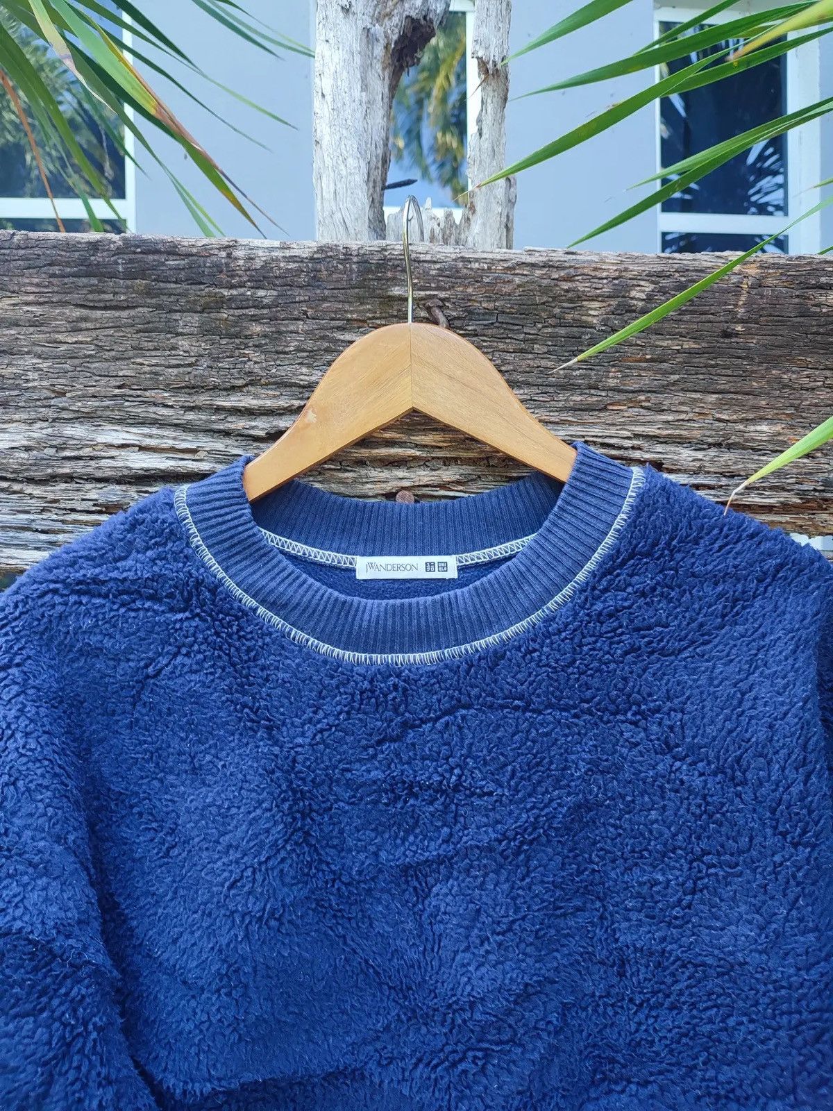 JW Anderson × Uniqlo JW Anderson x Uniqlo Navy Fleece Pullover Size US M / EU 48-50 / 2 - 2 Thumbnail