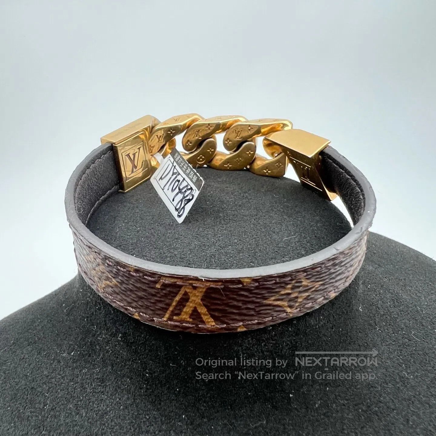 Louis Vuitton Louis Vuitton Pigskin Presbyopia Cuban Bracelet Size ONE SIZE - 1 Thumbnail
