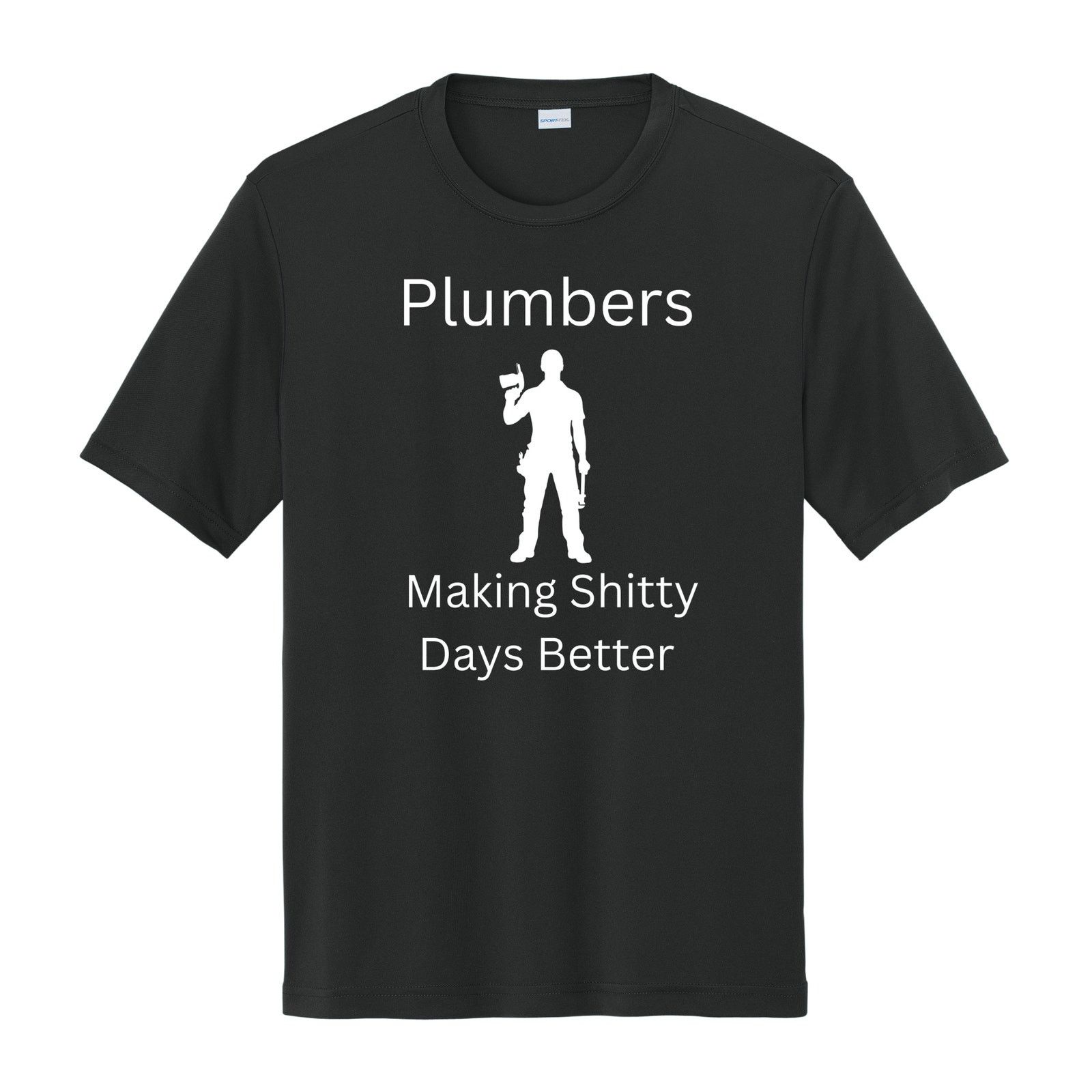 Gildan Funny Plumber Man T-Shirt Plumbers Quote Novelty Shirt Size US L / EU 52-54 / 3 - 5 Thumbnail