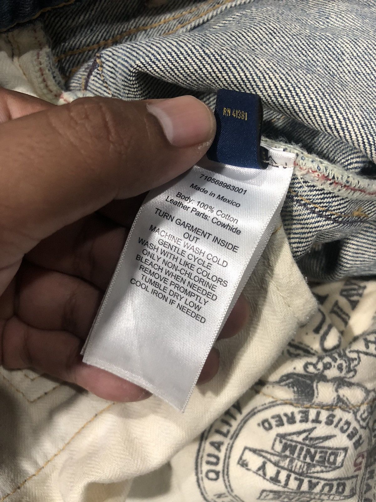 Polo Ralph Lauren × Vintage Vintage PRL Ralph Lauren RL Jeans Washedstone Size US 34 / EU 50 - 14 Thumbnail