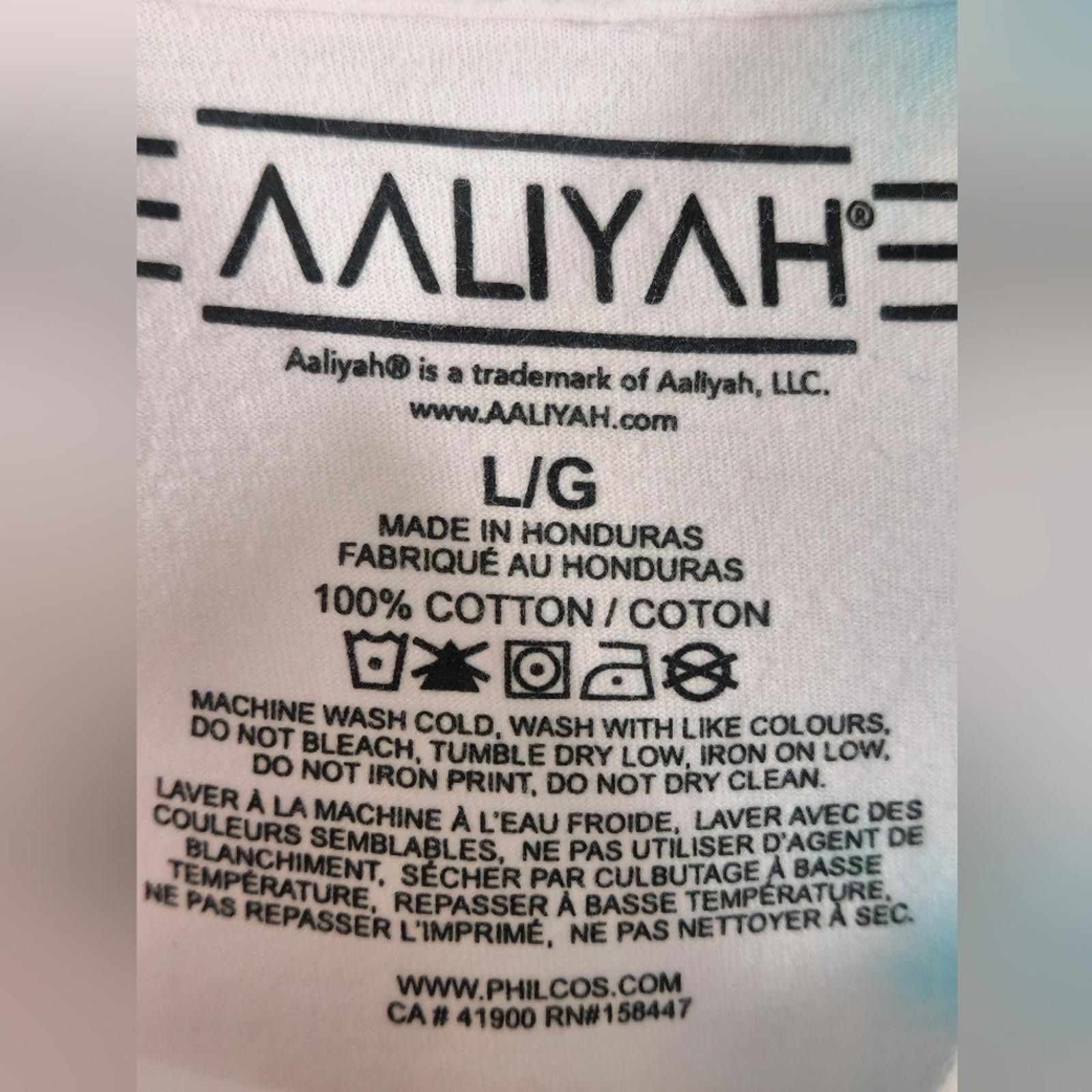 Designer Aaliyah Tie-Dye T-Shirt - Vintage Streetwear Size US L / EU 52-54 / 3 - 2 Thumbnail