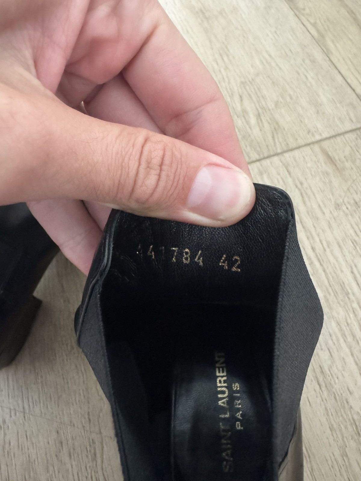 Saint Laurent Paris Hedi Leather Chelsea Wyatt Size US 9 / EU 42 - 7 Thumbnail