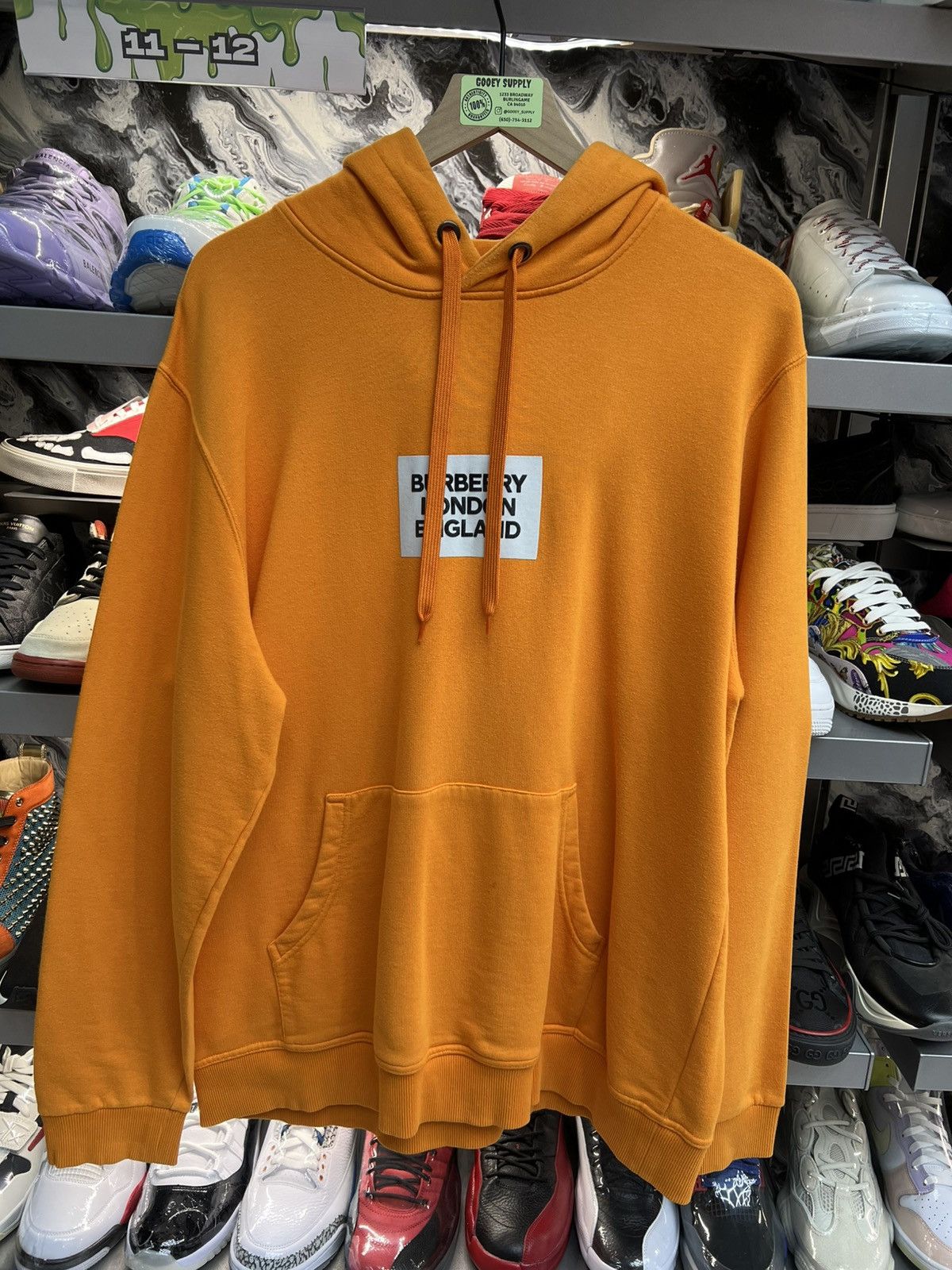 Burberry Burberry Orange Pullover Hoodie Size US XL / EU 56 / 4 - 1 Thumbnail