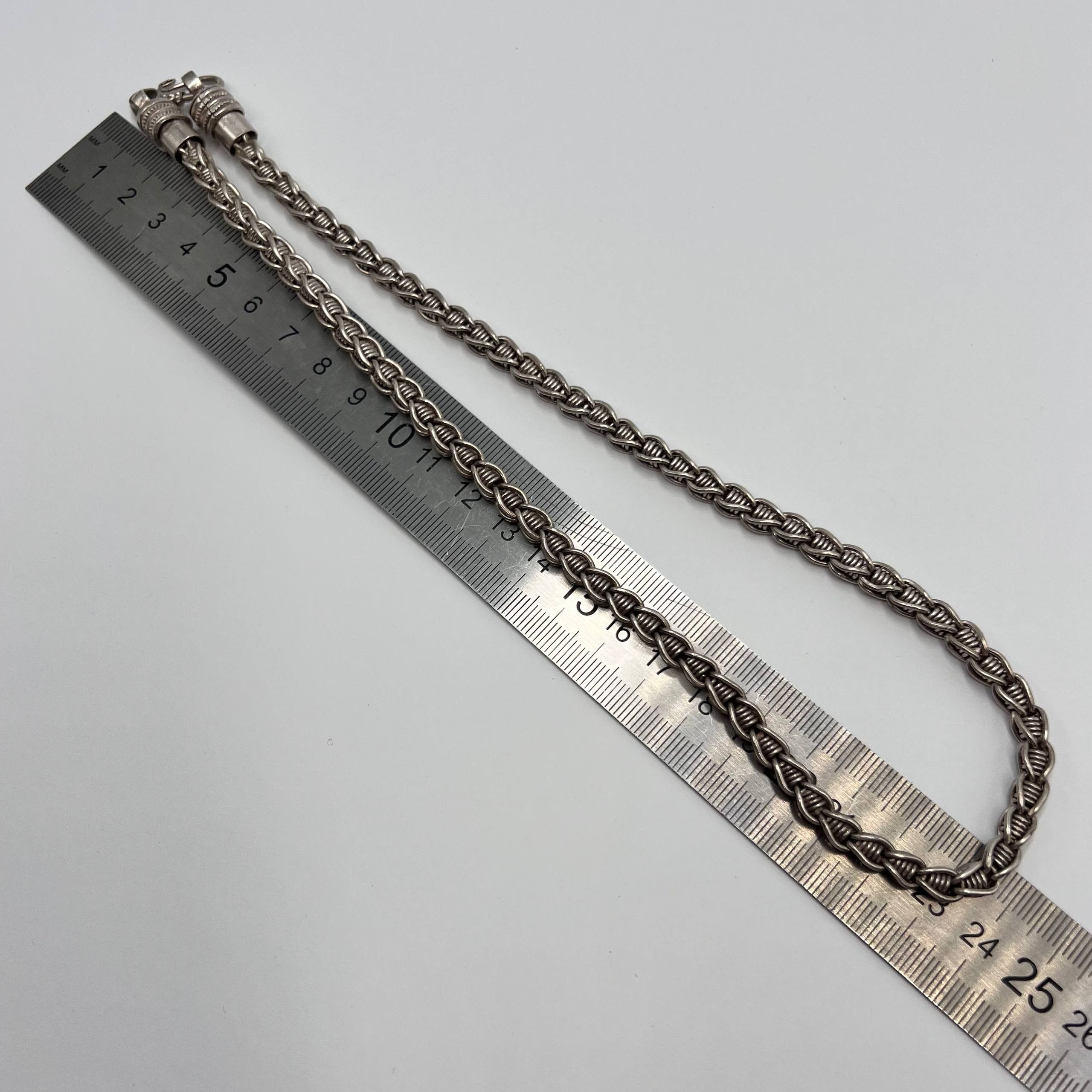 Vintage Rare Vintage Sterling Silver 925 Chain Necklace Jewelry Size ONE SIZE - 6 Thumbnail