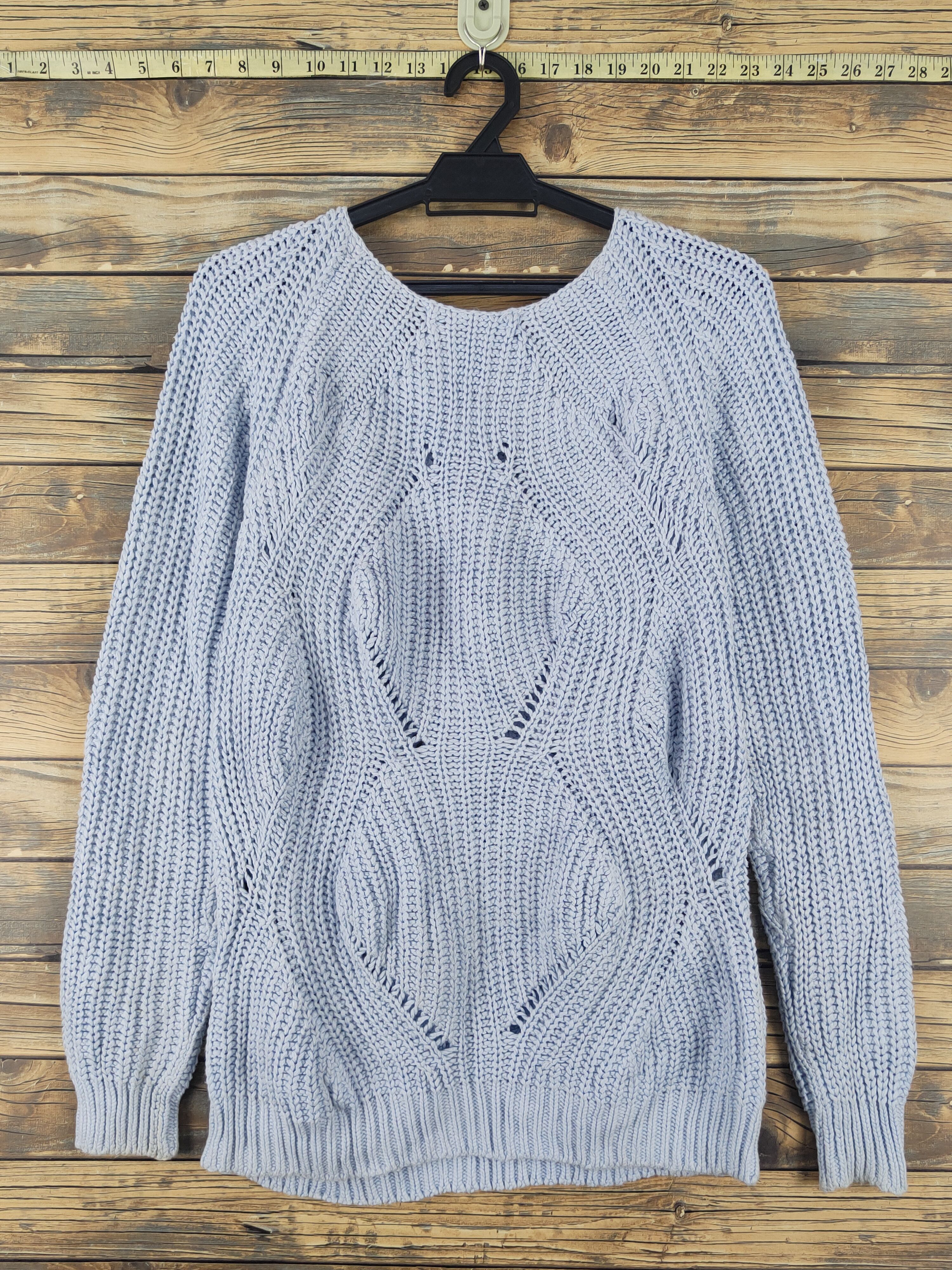 Japanese Brand × Vintage Black by Moussy Blue Knitwear Sweatshirts #W1741 Size M / US 6-8 / IT 42-44 - 8 Thumbnail