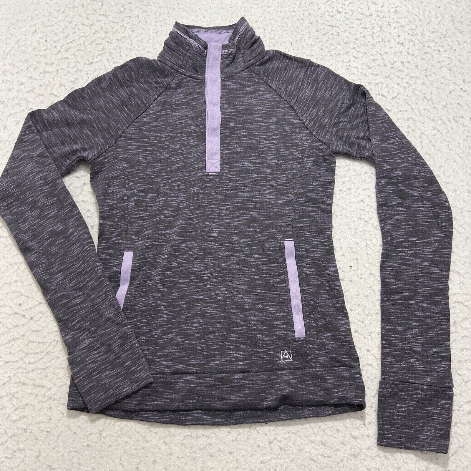 Avalanche Avalanche Pullover Purple Sweatshirt Button Up Thumb Holes Size XS / US 0-2 / IT 36-38 - 1 Thumbnail