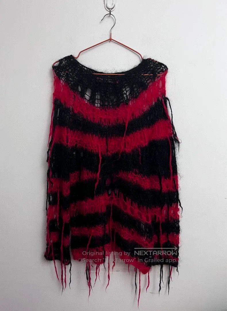 Junya Watanabe Junya Watanabe Seaweed Destroyed Fringe Knit Sweater Size M / US 6-8 / IT 42-44 - 1 Thumbnail