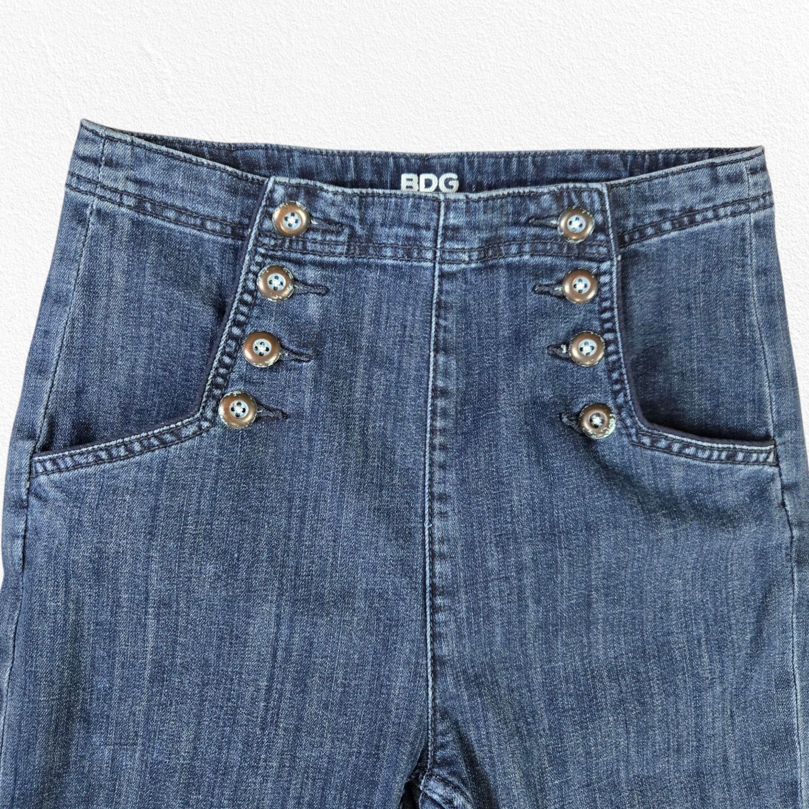 Bdg BDG High Rise Button Front Skinny Jeans Size 28 Size 28" / US 6 / IT 42 - 4 Thumbnail