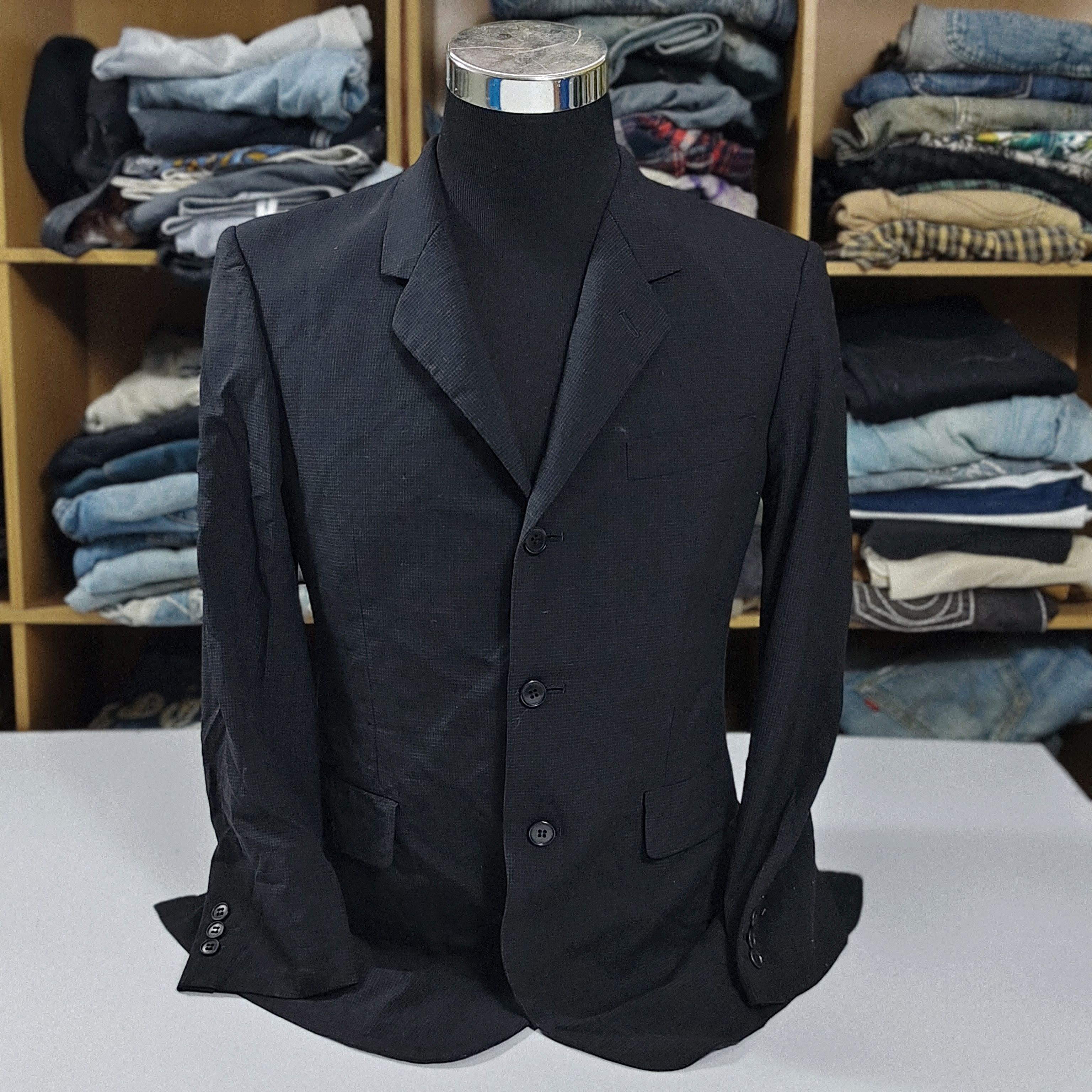 Yohji Yamamoto AW2007 Yohji Yamamoto A.A.R Stand Collar Wool Blazer #A Size US M / EU 48-50 / 2 - 14 Thumbnail