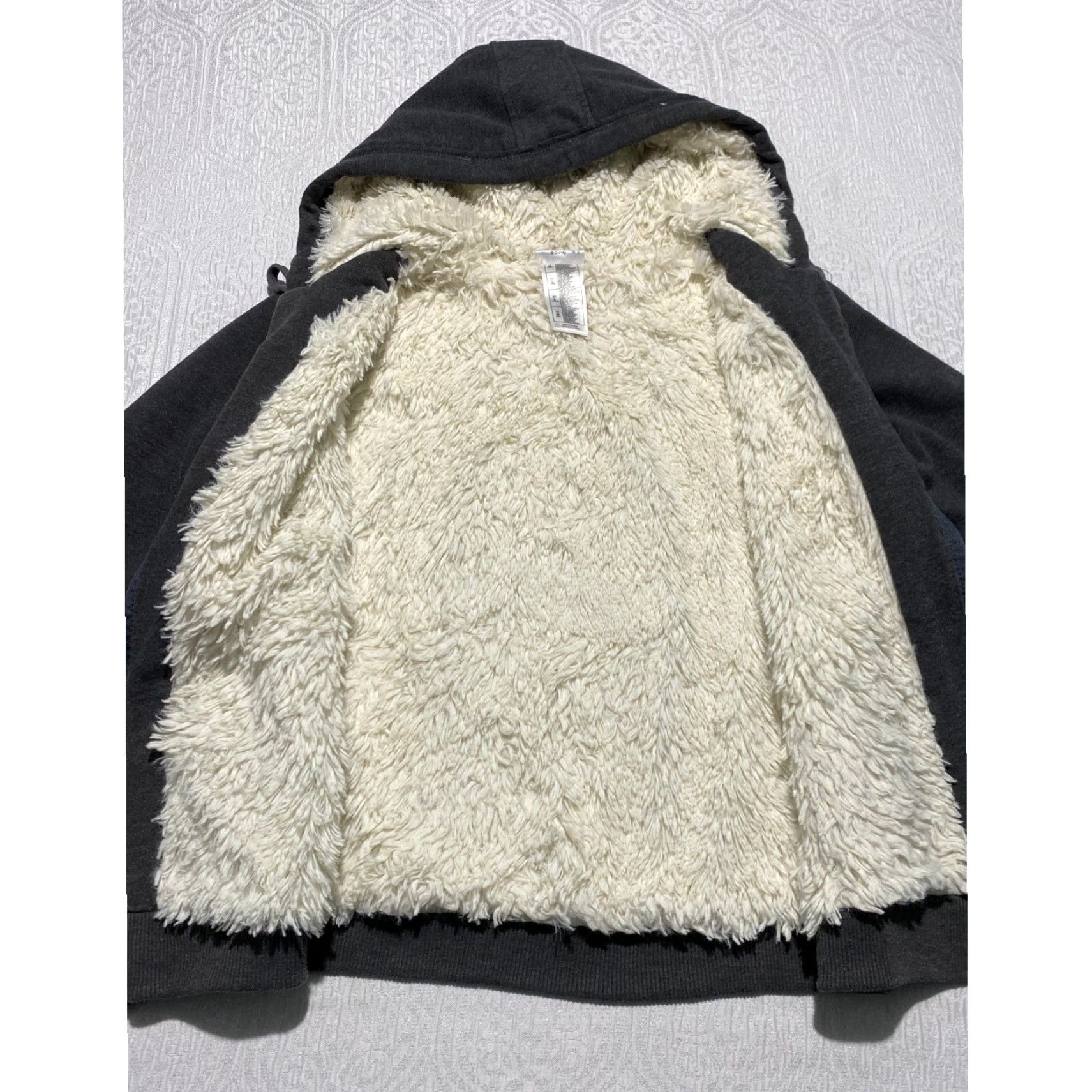 Disney Disney Parks Disneyland 55 Mickey Mouse Sherpa Lined Zip Hoodie Gray Womens M Size M / US 6-8 / IT 42-44 - 4 Thumbnail