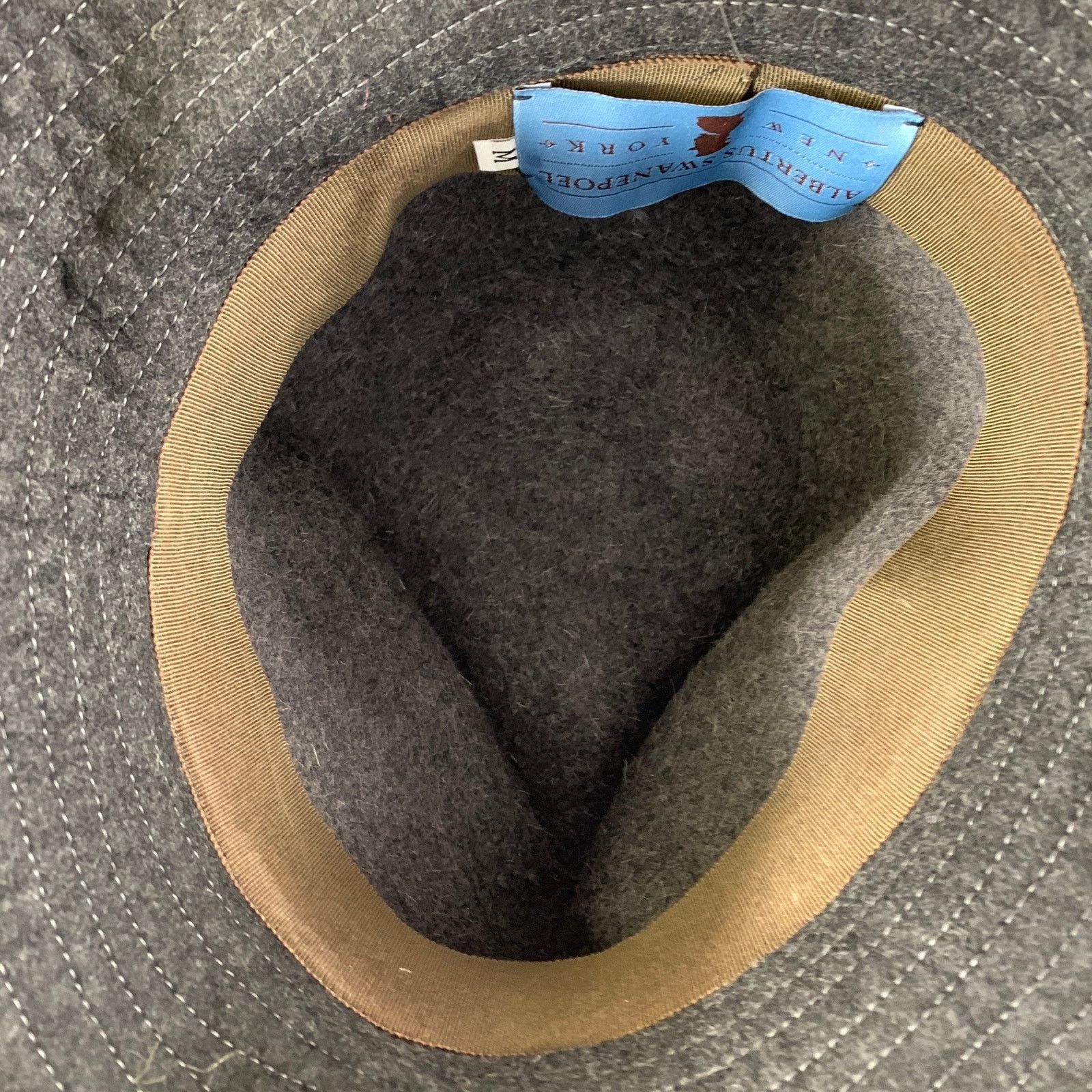 Other ALBERTUS SWANEPOEL Grey Navy Felt Hats Size ONE SIZE - 4 Thumbnail