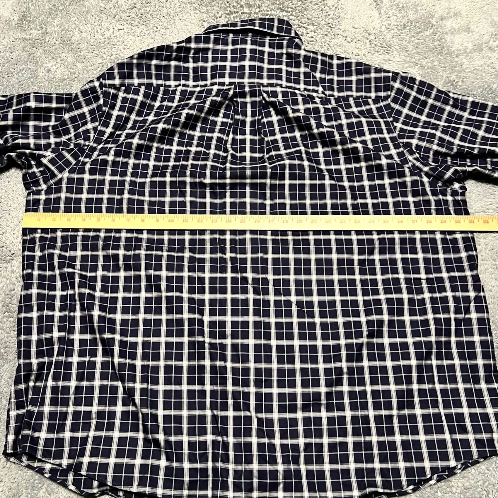 Duluth Trading Company Duluth Trading Shirt Men 3XL Blue Plaid Magna Ready Wrinkle Fighter Short Sleeve Size US XXL / EU 58 / 5 - 6 Thumbnail