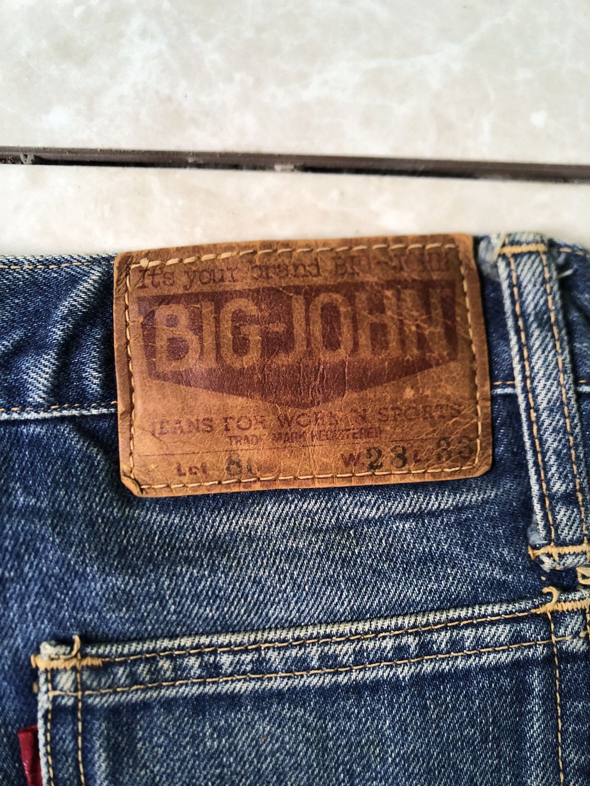 Big John × Japanese Brand × Vintage 🔥Vintage Japan BIG JOHN Bootcut Denim Size US 27 - 6 Thumbnail