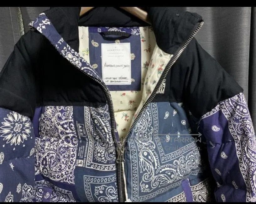 READYMADE classic paisley down jacket with tags. Size US M / EU 48-50 / 2 - 2 Thumbnail