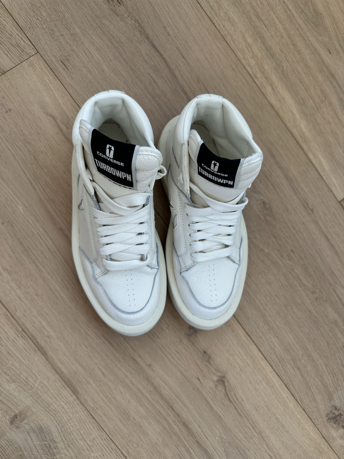 Converse × Rick Owens Drkshdw Rick Owens DRKSHDW x Converse TURBOWPN Platform Sneakers Size US 6 / EU 39 - 8 Thumbnail