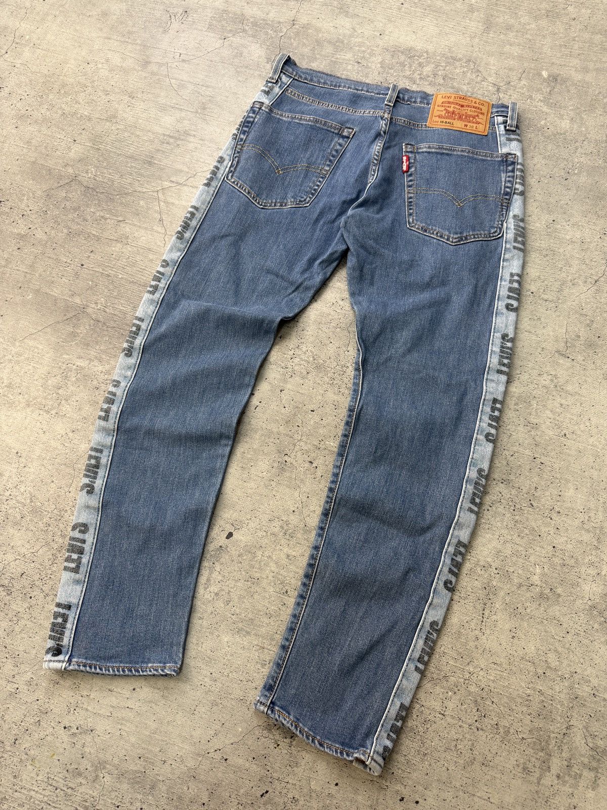Levi's Vintage Levi’s Big E Hi Ball Light Blue Denim Jeans 30x30 Size US 30 / EU 46 - 3 Thumbnail