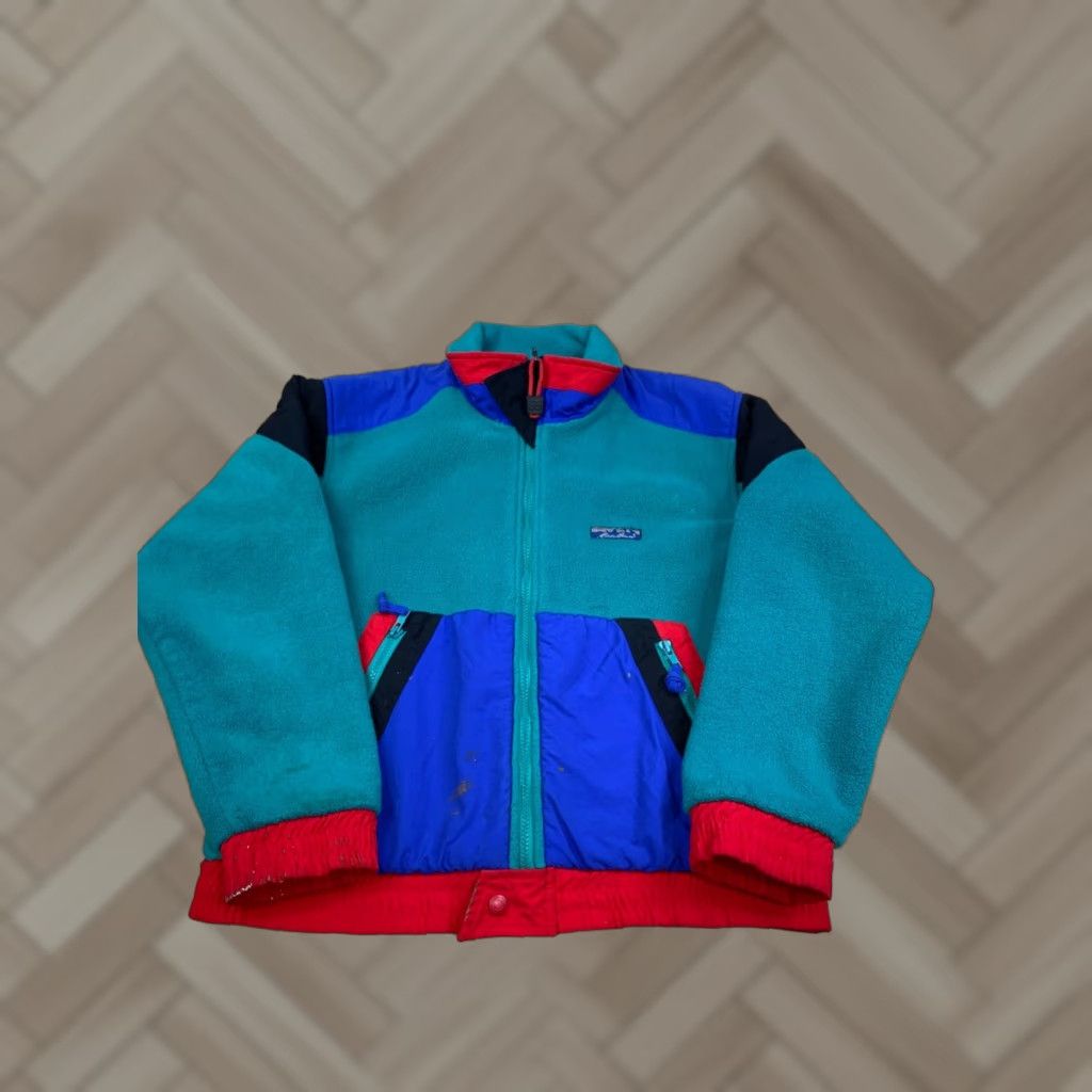 Eddie Bauer Vtgb Eddie Bauer Jacket Mens S Colorblock 90s Full Zip Pockets10839 Size US S / EU 44-46 / 1 - 1 Thumbnail